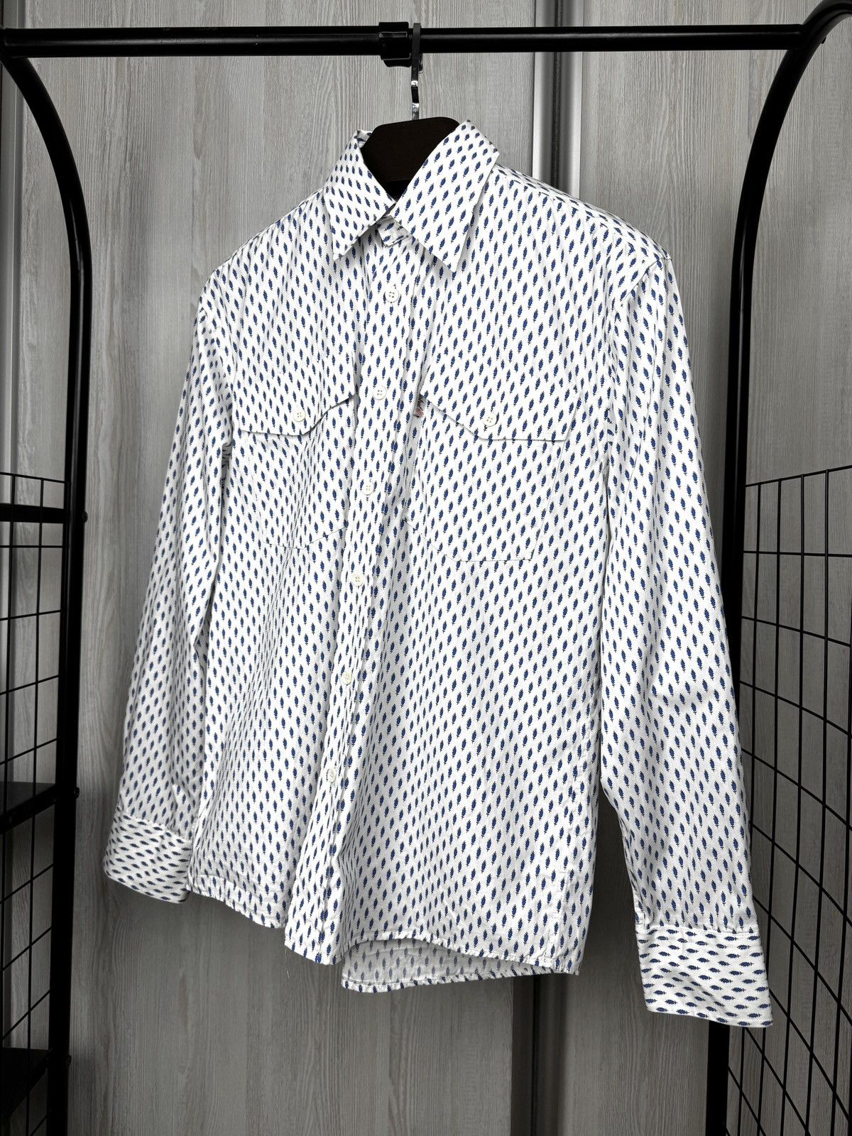 Vintage Vntg 80's MISTRAL French Western Style Floral Pattern Shirt Size US S / EU 44-46 / 1 - 6 Thumbnail