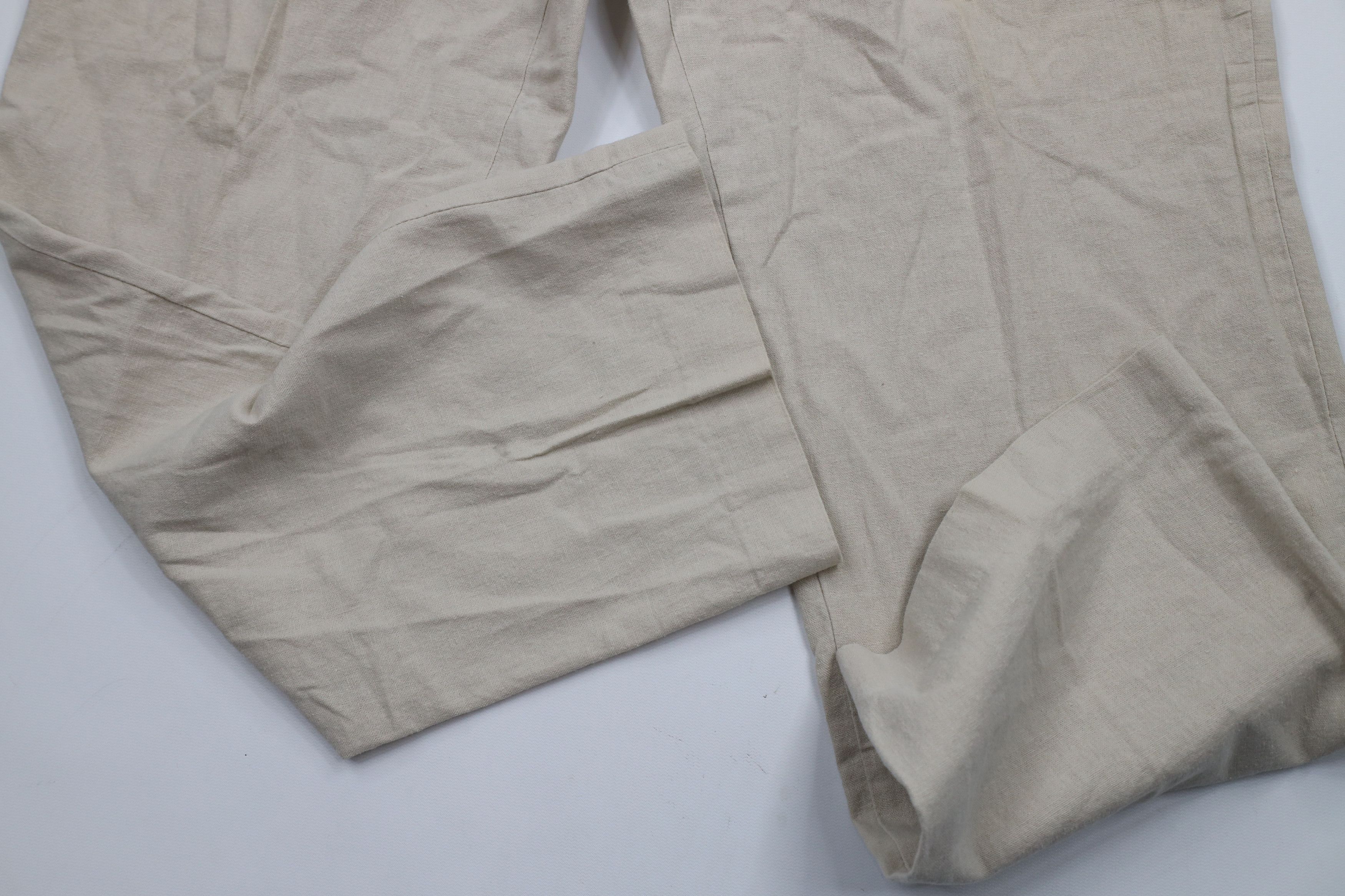 Vintage Vintage 90s Streetwear Linen Blend Wide Leg Chino Pants Size US 36 / EU 52 - 8 Thumbnail
