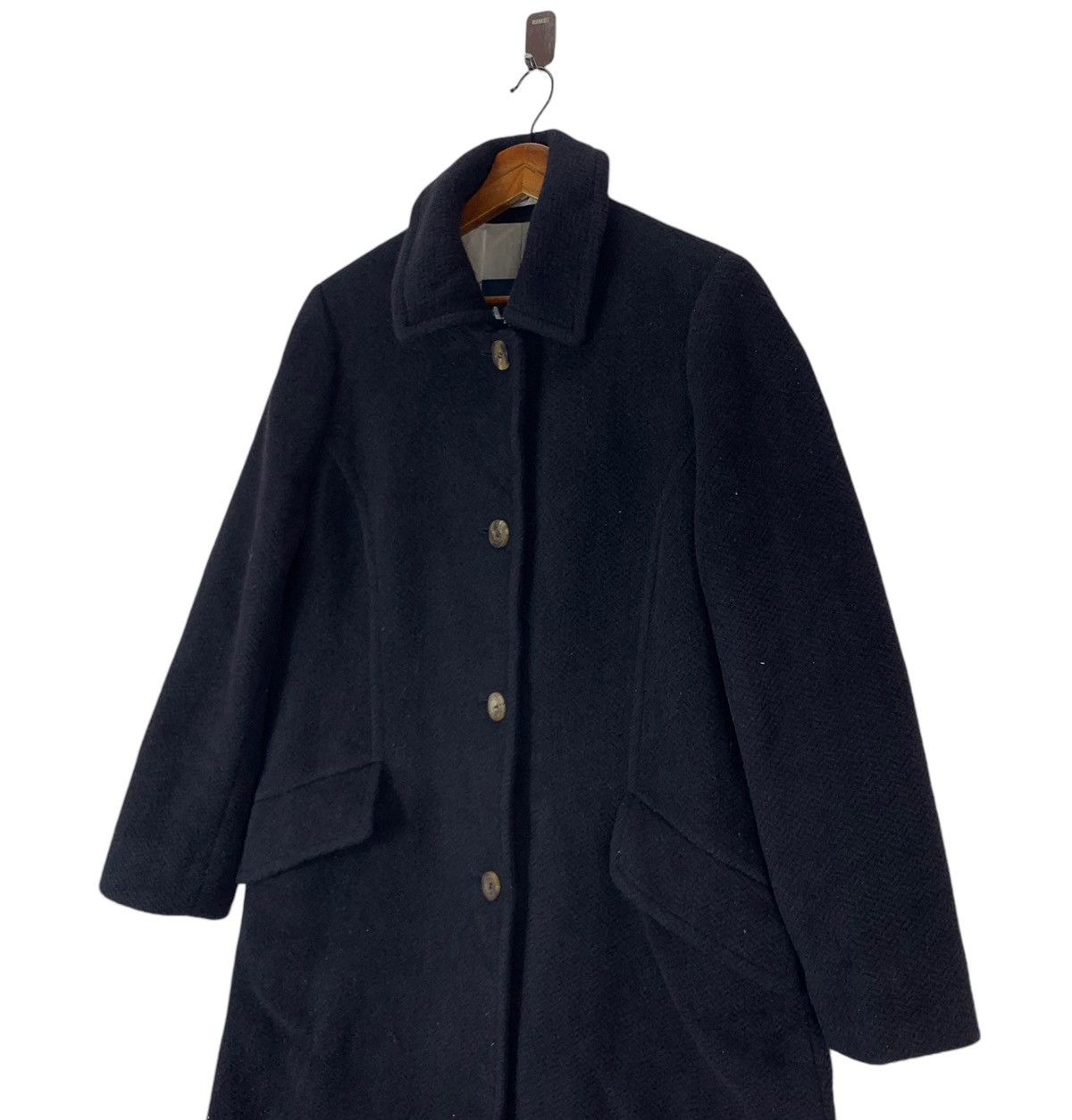 Aquascutum × Autumn Cashmere Vintage Aquasqutum Wool Cashmere Overcoat Size US M / EU 48-50 / 2 - 3 Thumbnail