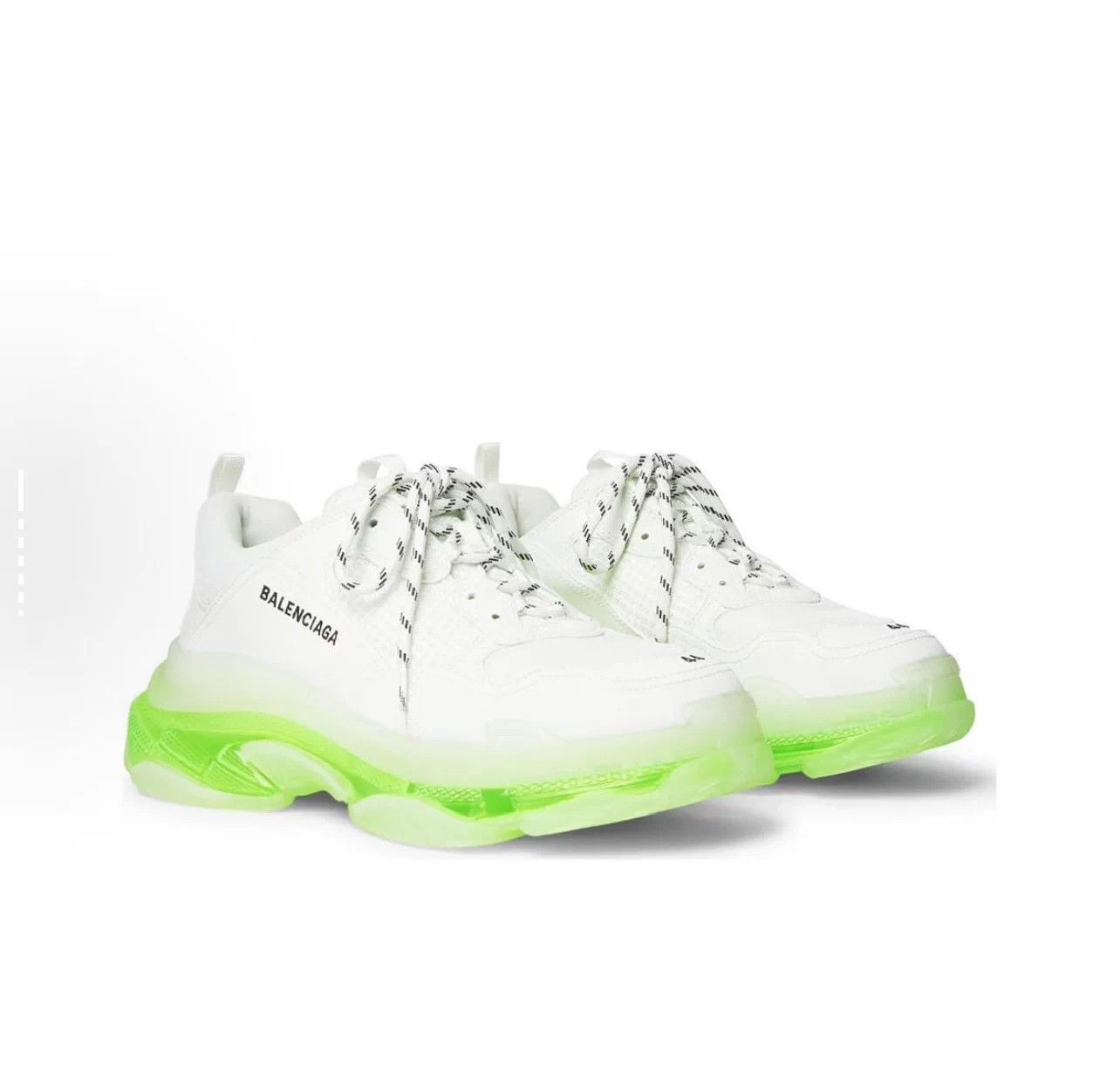 Balenciaga Balenciaga Triples White Green 36 Mint Size US 5 / IT 35 - 9 Thumbnail