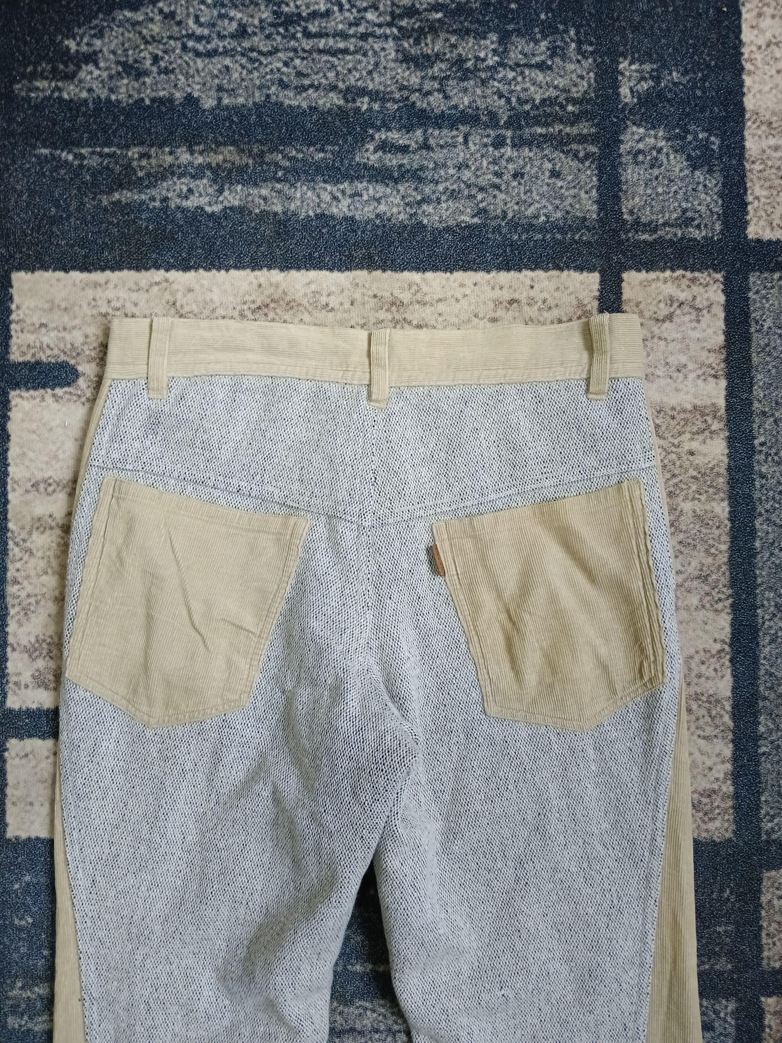 Japanese Brand FLARE TWIST PRONOUNCED TWO TONE PANTS Size US 31 - 5 Thumbnail