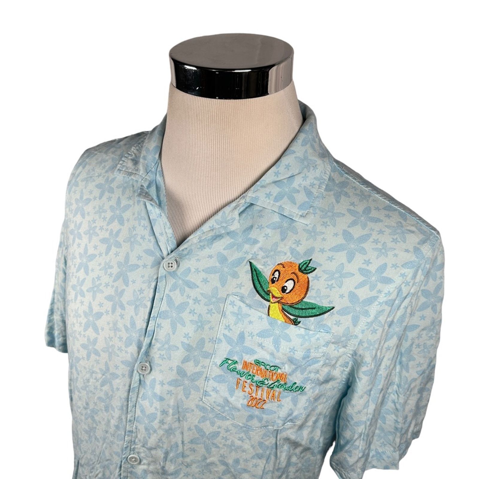 Disney Disney Shirt Epcot Flower & Garden Festival 2022 Bird Blue S Size US S / EU 44-46 / 1 - 3 Thumbnail