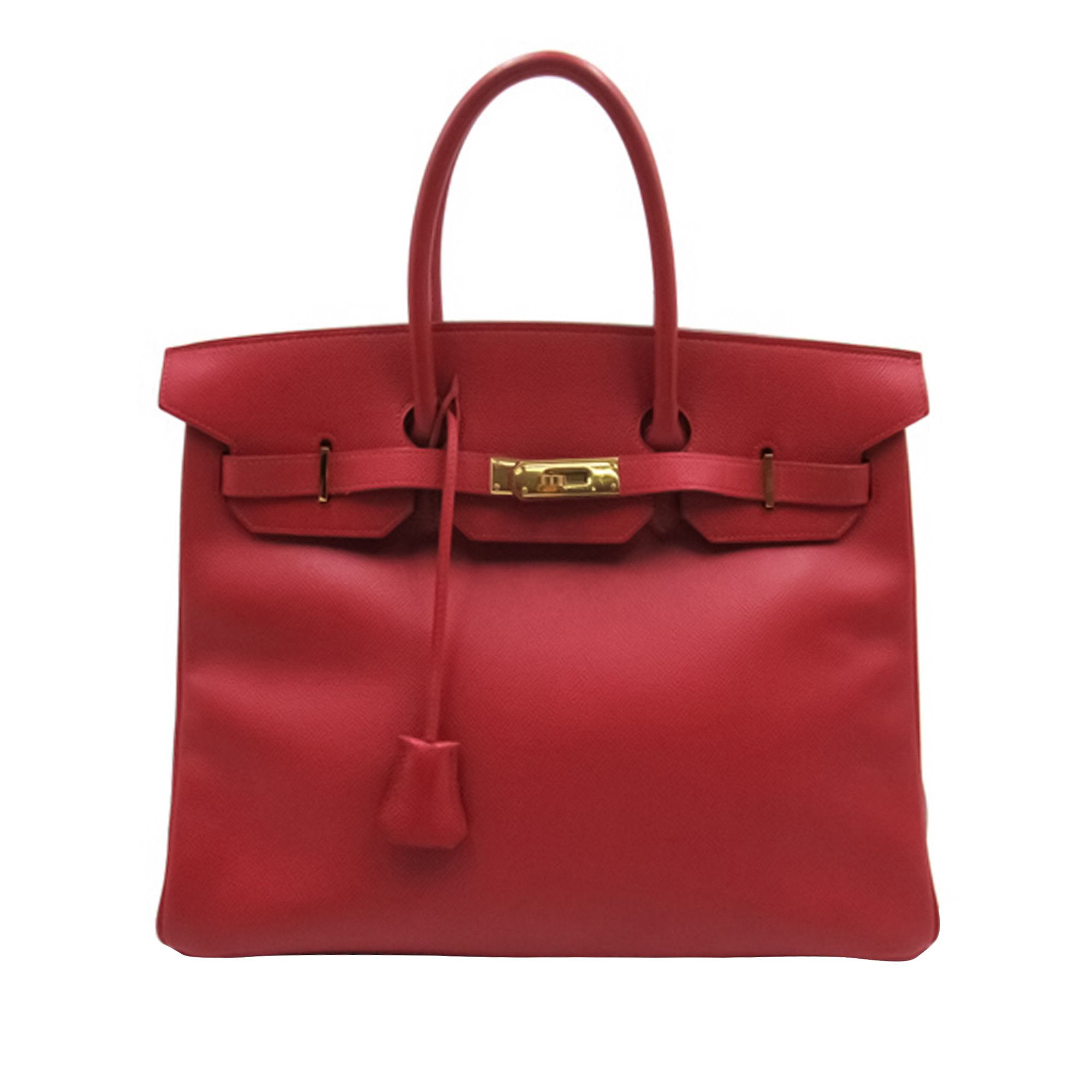 image of Hermes 1996 Courchevel Birkin 35 in Red, Women's