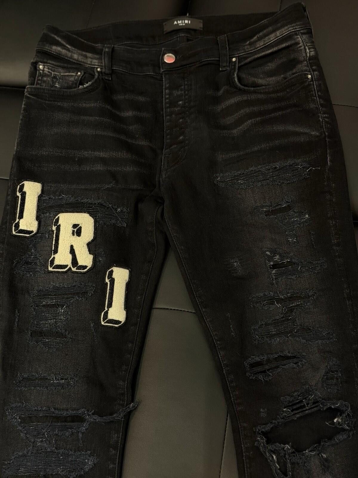 Amiri Size 31 - Amiri Black Jeans 100% Authentic Rare Size US 31 - 4 Thumbnail
