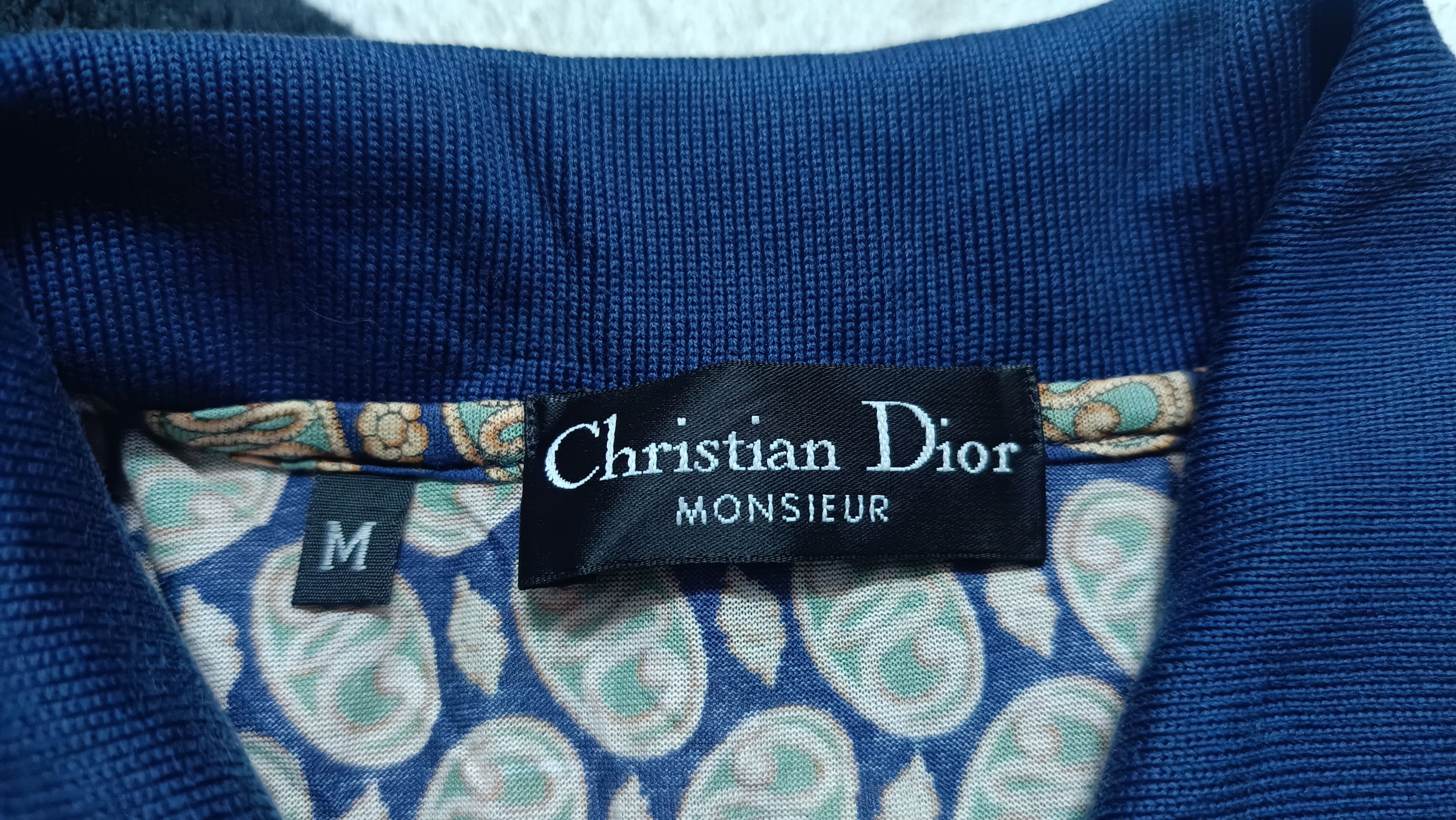 Christian Dior Monsieur 🔥🔥 Rare Vintage Christian Dior Long Sleeve Polo Shirt Size US M / EU 48-50 / 2 - 3 Thumbnail