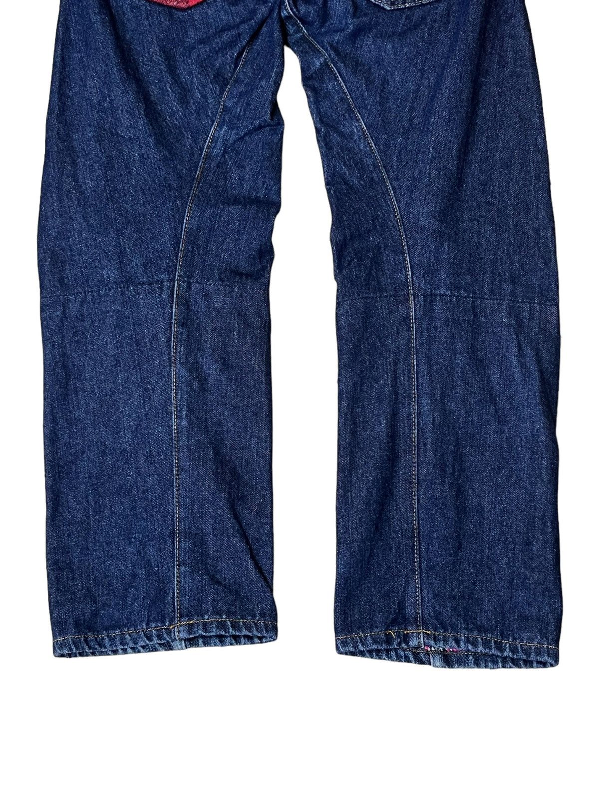 Japanese Brand ARCHIVE JAPANESE “UP START BREATHMINT” DOUBLE WAIST JEANS Size US 32 / EU 48 - 7 Thumbnail
