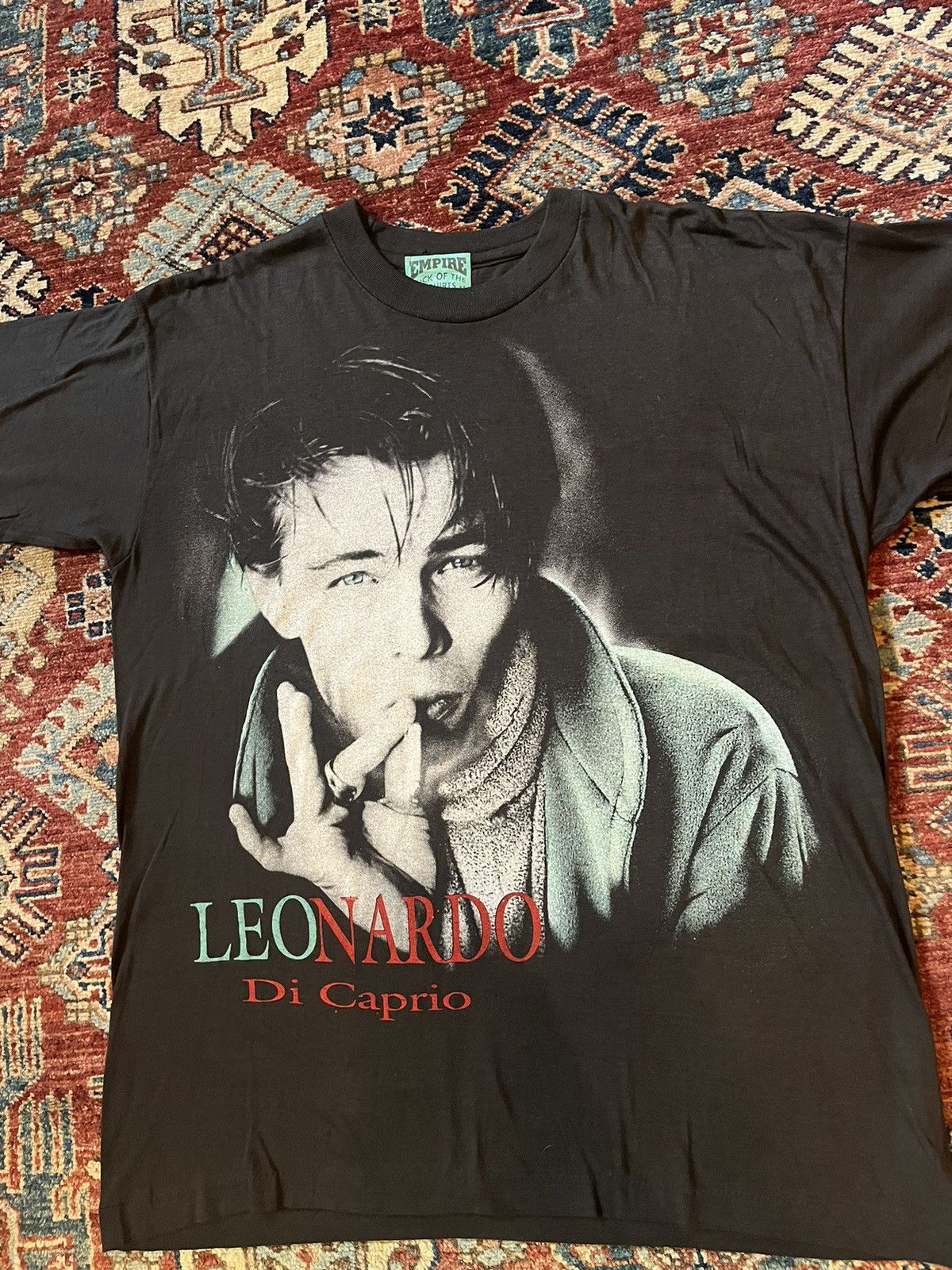 Rap Tees × Vintage Vintage 1990’s Leonardo DiCaprio rap tee Size US L / EU 52-54 / 3 - 2 Thumbnail