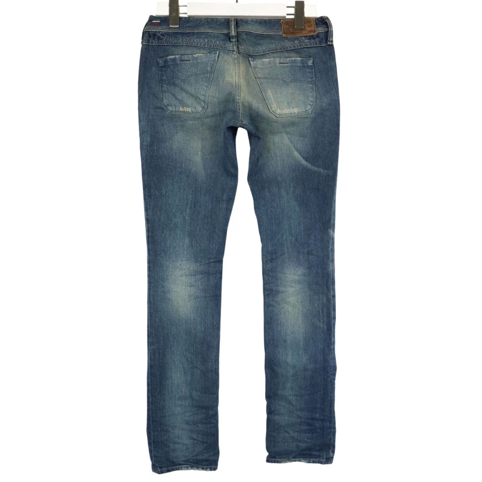Diesel DIESEL Lowky Regular Straight Low Waist Jeans Women's W28/L34 Blue Faded 081K6 Size 28" / US 6 / IT 42 - 2 Thumbnail