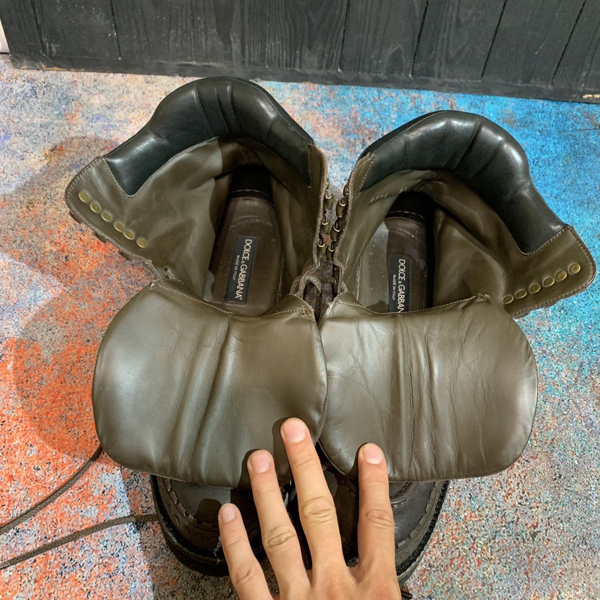 Dolce & Gabbana DOLCE & GABBANA Leather Men’s Boots Size 8.5 Size US 8.5 / EU 41-42 - 15 Thumbnail
