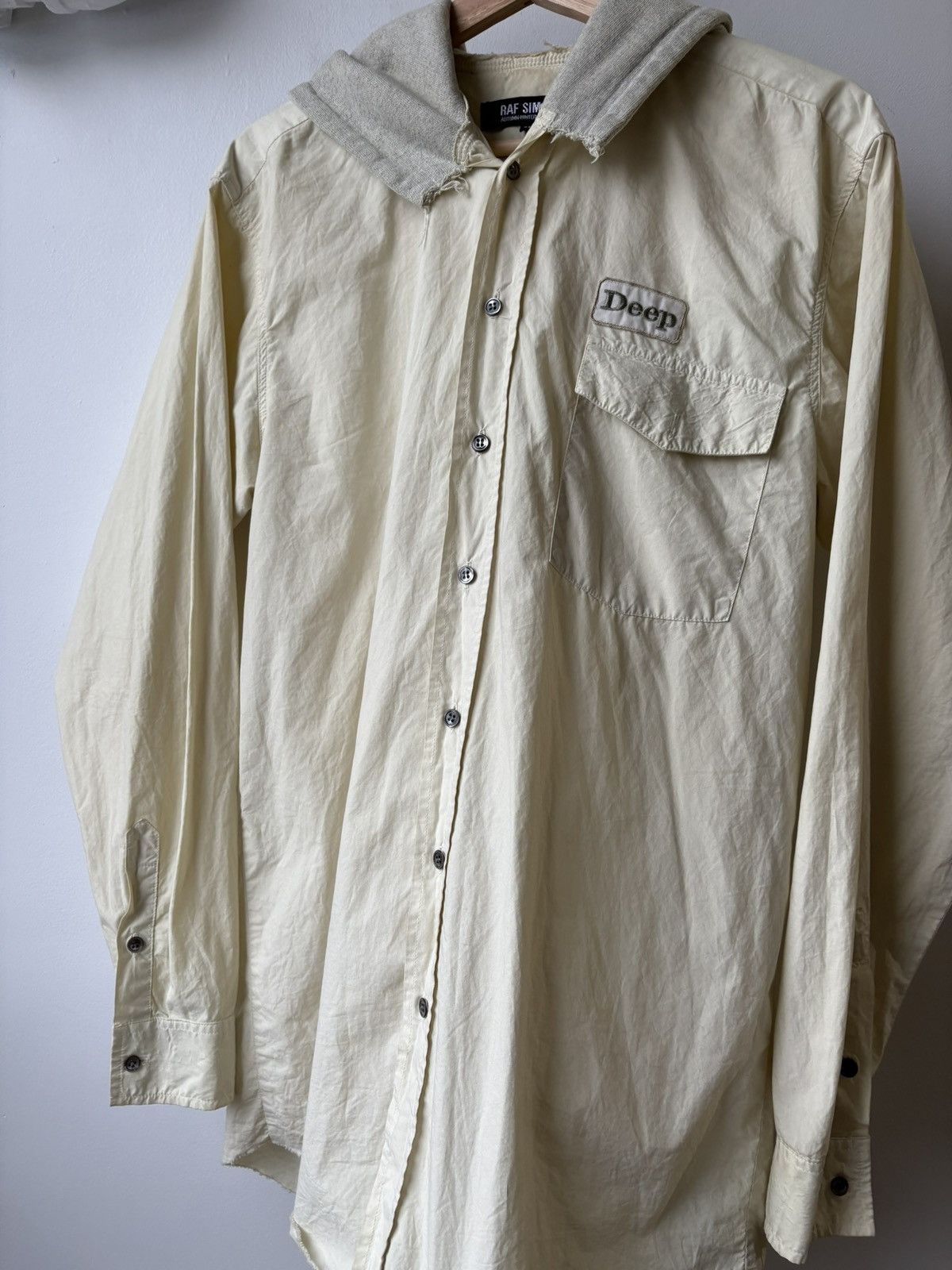 Raf Simons Raf Simons AW02-03 "Virginia Creeper" Deep Hooded Shirt Size US S / EU 44-46 / 1 - 7 Thumbnail