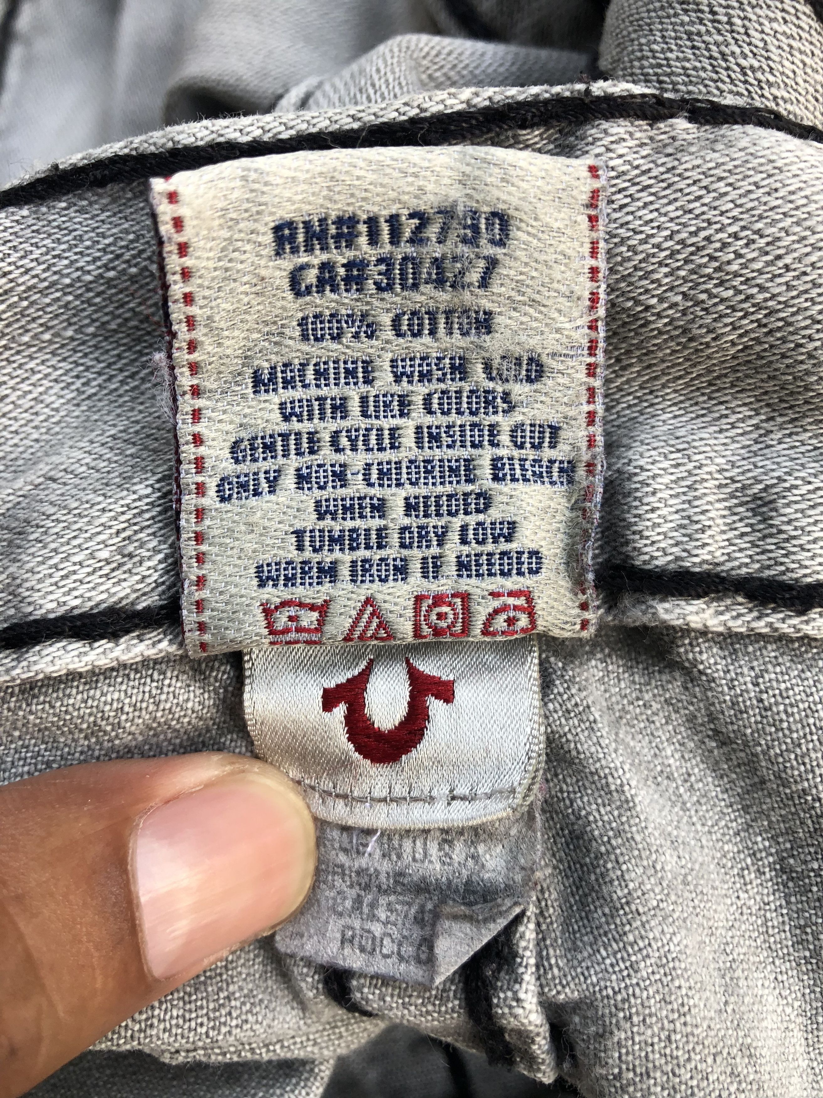 True Religion Vintage True Religion Rocco Super T Distressed Jeans Size US 36 / EU 52 - 17 Thumbnail