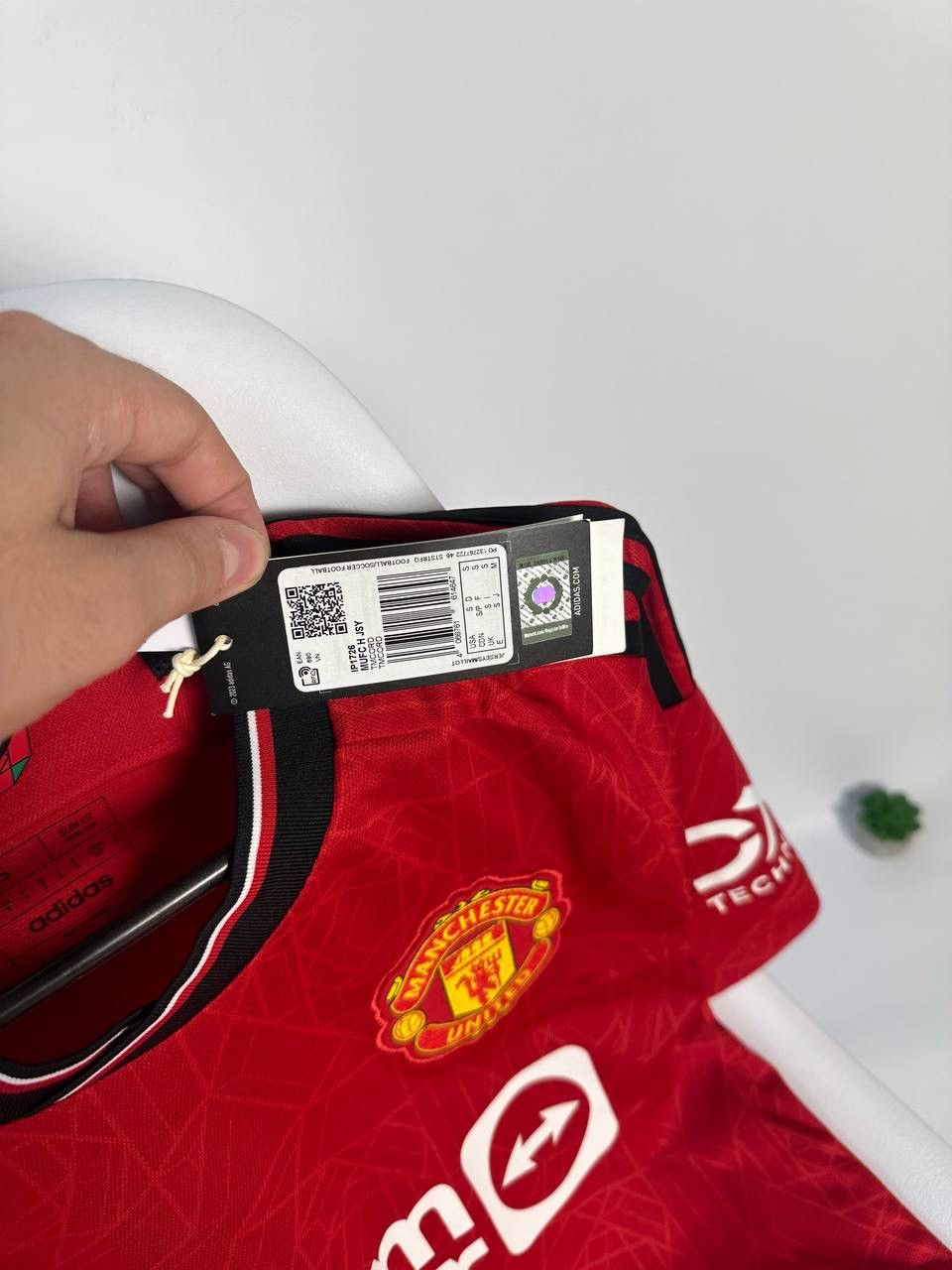 Adidas 2023 Soccer Jersey Manchester United Home Tee Garnacho#17 Size US S / EU 44-46 / 1 - 8 Thumbnail