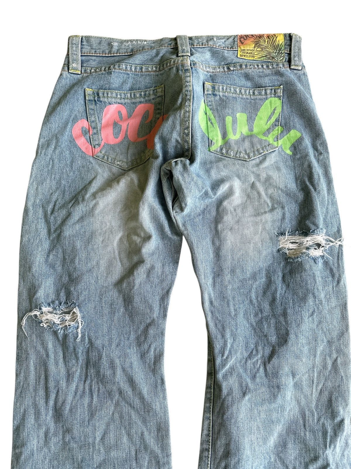 Vintage Distress Style Coco LuLu Denim 🎌💥 Size US 34 / EU 50 - 3 Thumbnail