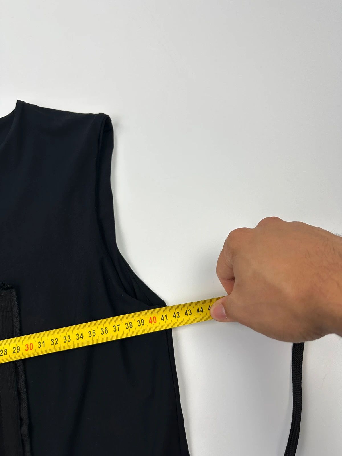 Marithe + Francois Girbaud Marithé + François Girbaud Dark Navy Double Layer Tank Top Size L / US 10 / IT 46 - 10 Thumbnail