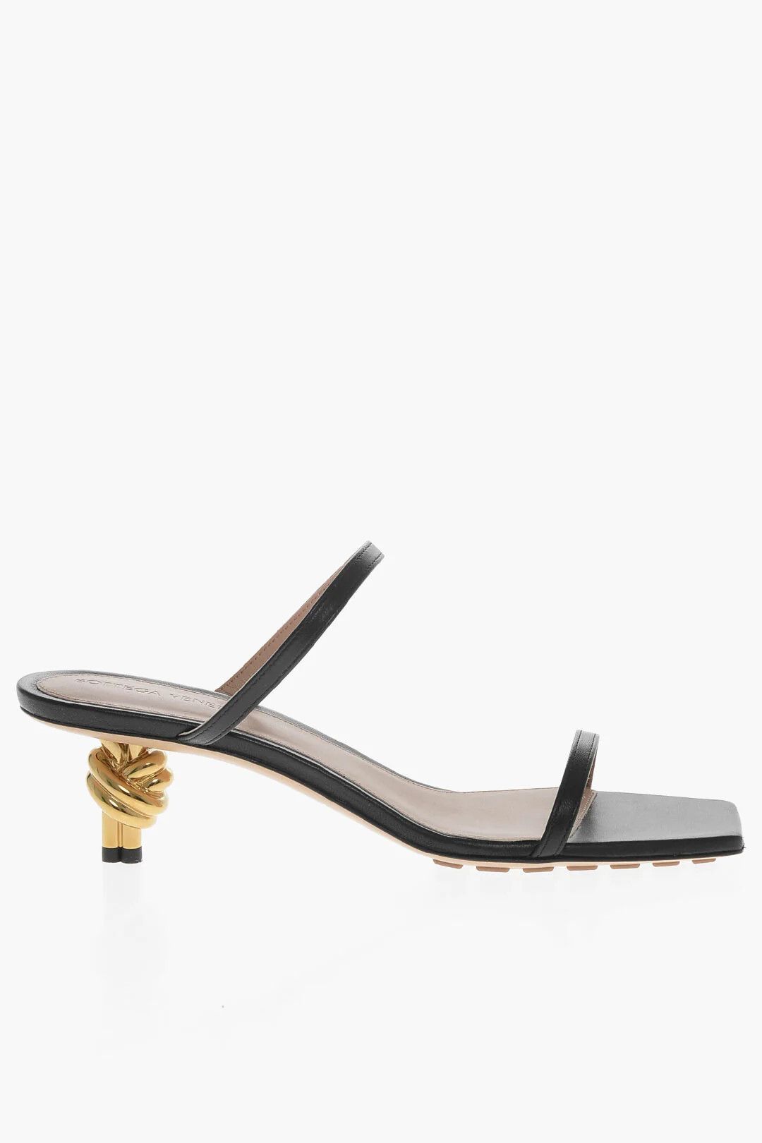 Bottega Veneta og1mm0426 Leather Sandals in Black Size US 9.5 / IT 39.5 - 1 Thumbnail