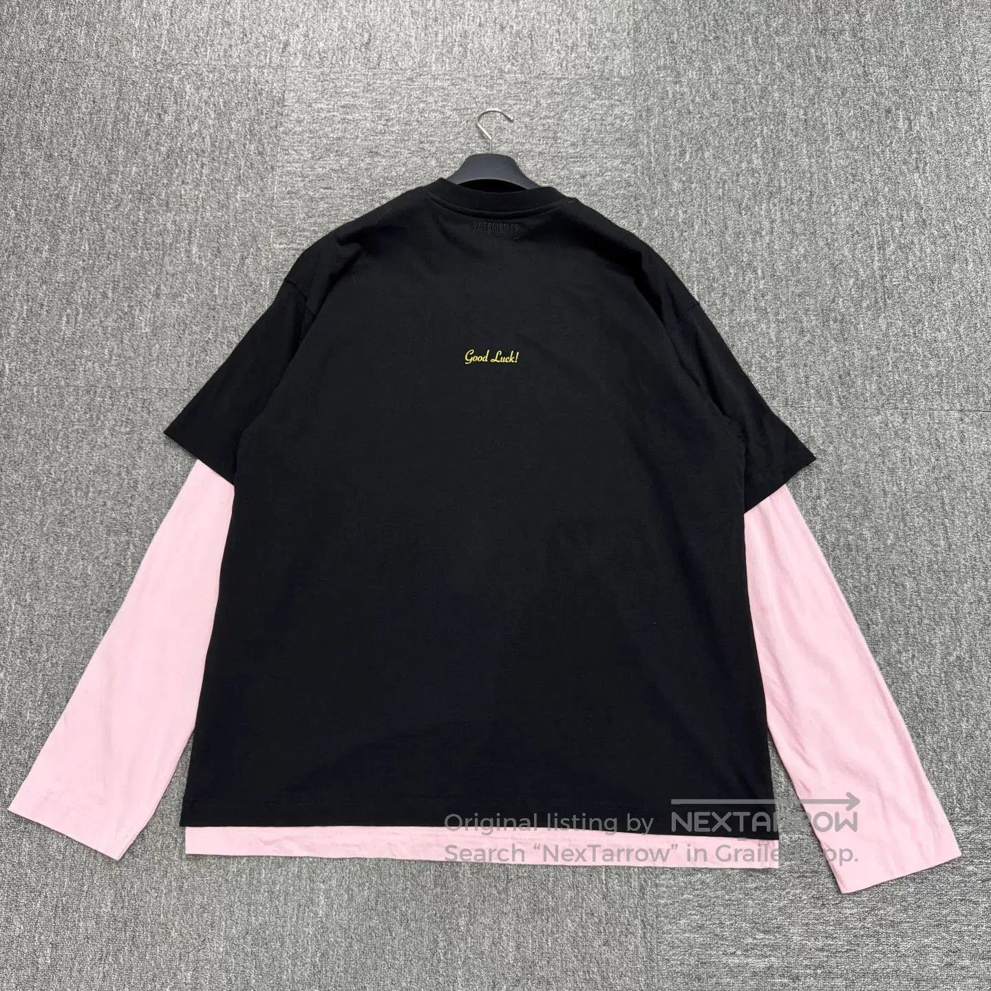 Vetements Vetements Pink Pig Layered Long Sleeve Top. Size US XS / EU 42 / 0 - 5 Thumbnail