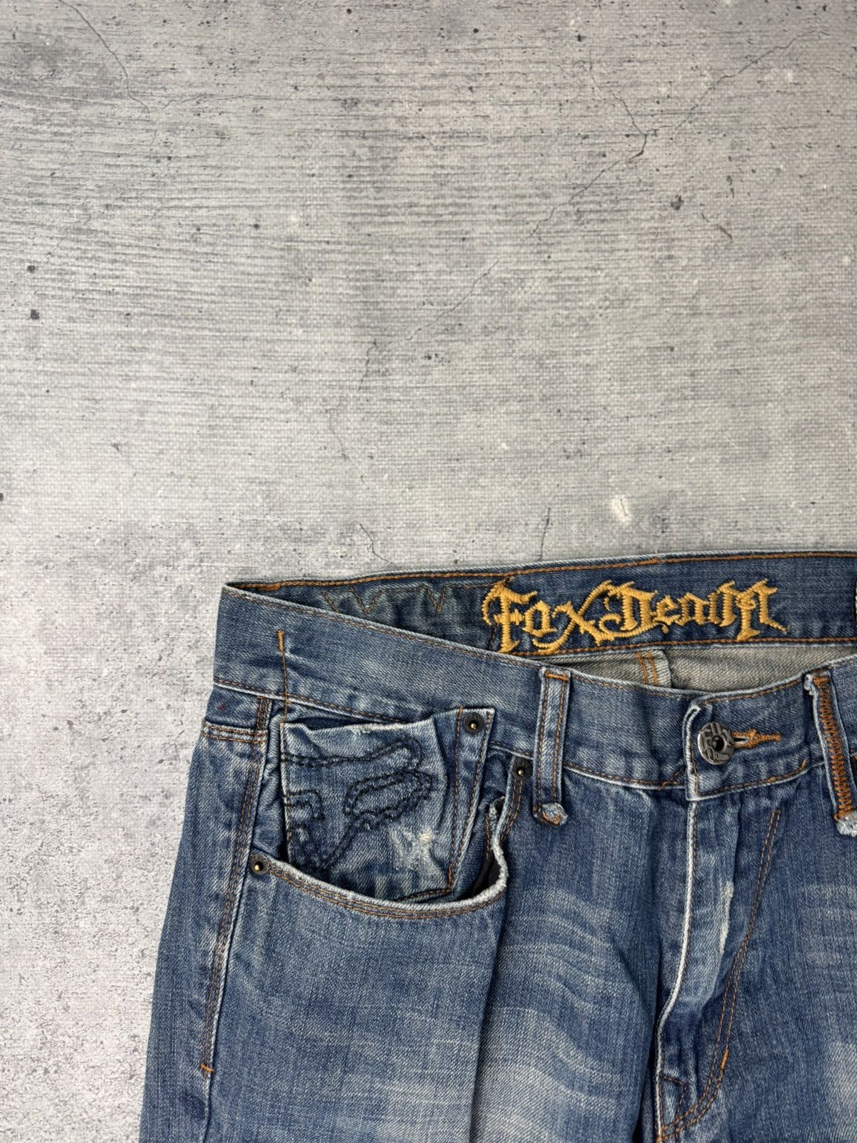 Fox Racing Vintage Fox Racing Flared Jeans Size US 33 - 6 Thumbnail