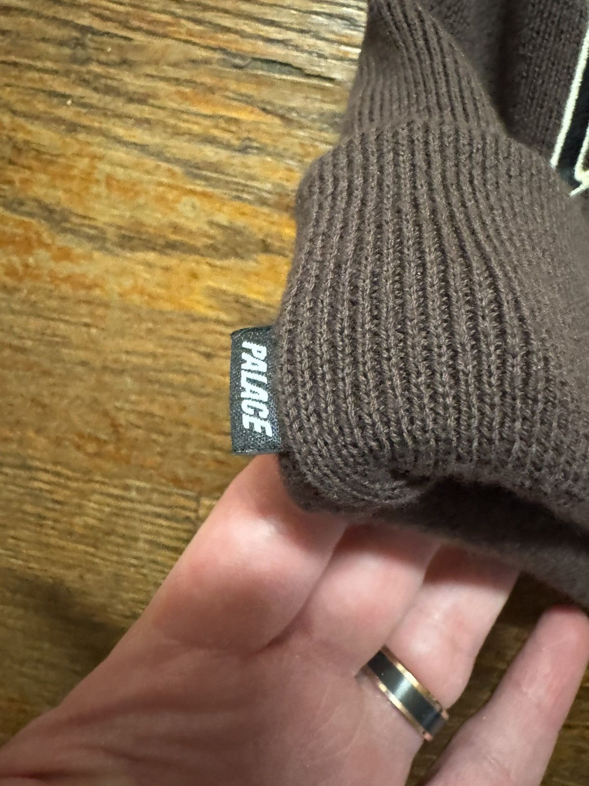 Palace Palace Lightning Speed Beanie Brown Size ONE SIZE - 3 Thumbnail