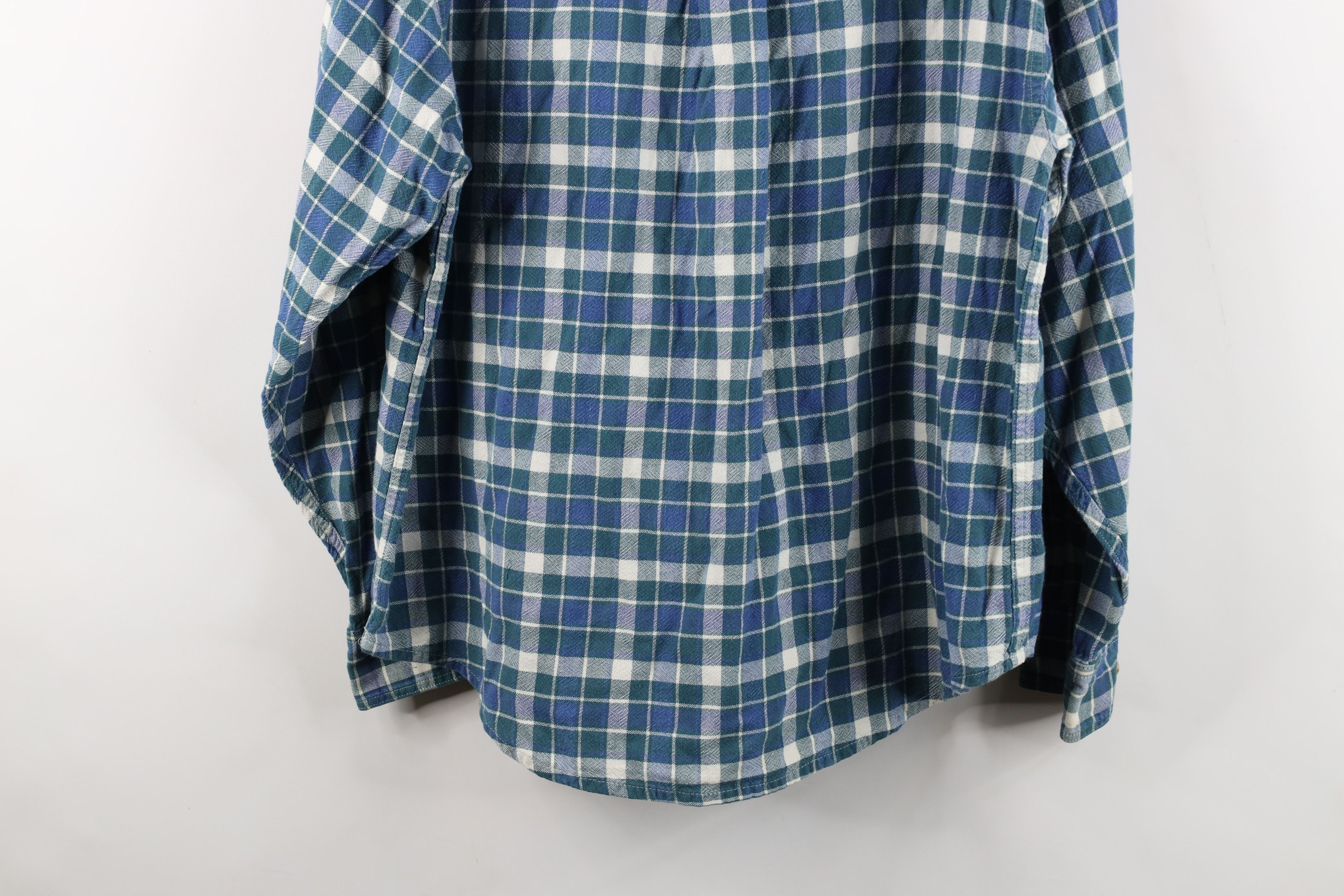Eddie Bauer Vintage 90s Eddie Bauer Weave Button Down Shirt Plaid USA Size US L / EU 52-54 / 3 - 13 Thumbnail