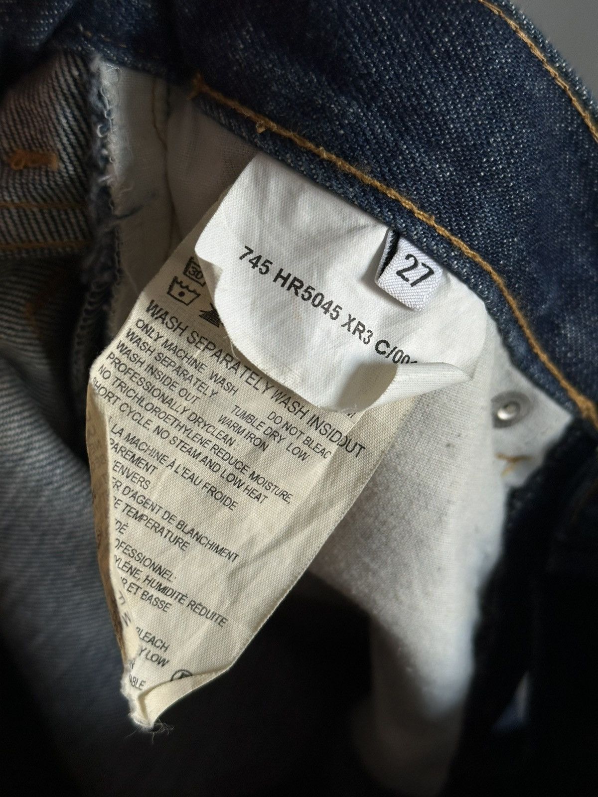 Helmut Lang SS03 Helmut Lang Scissor Jeans Size US 27 - 6 Thumbnail