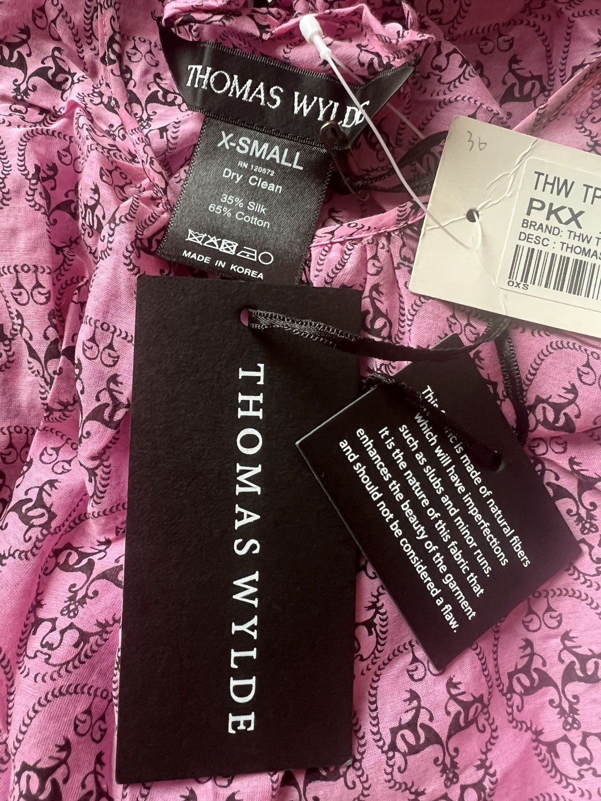 Hysteric Glamour × Thomas Wylde 💀 Thomas Wylde Skull printed top Size XS / US 0-2 / IT 36-38 - 3 Thumbnail