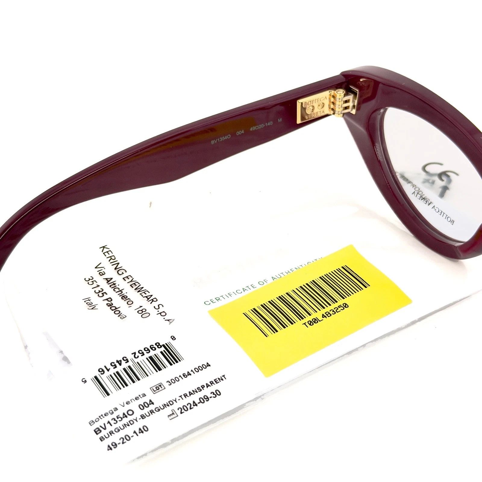 Bottega Veneta BOTTEGA VENETA DIZZY Intrecciato 1354 BV1354O Eyeglasses 004 Size ONE SIZE - 6 Thumbnail