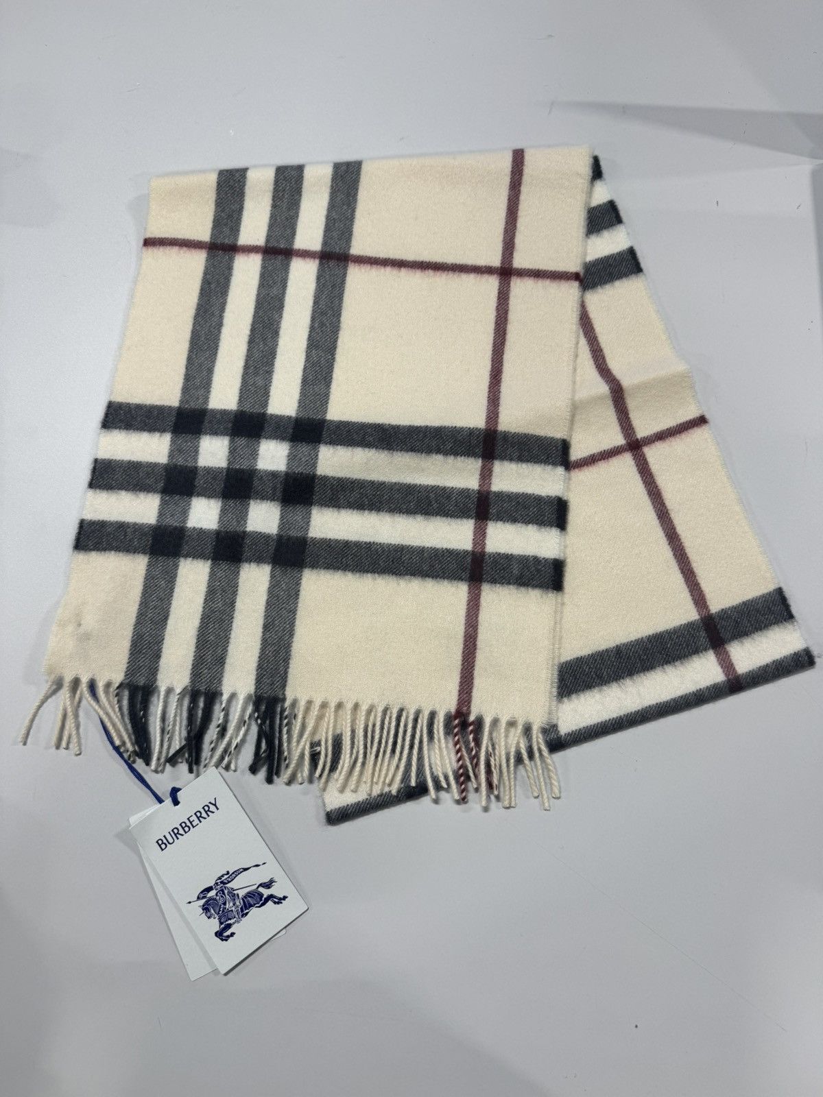 Burberry Burberry Check Cashmere Scarf NEW 700$ Size ONE SIZE - 1 Thumbnail