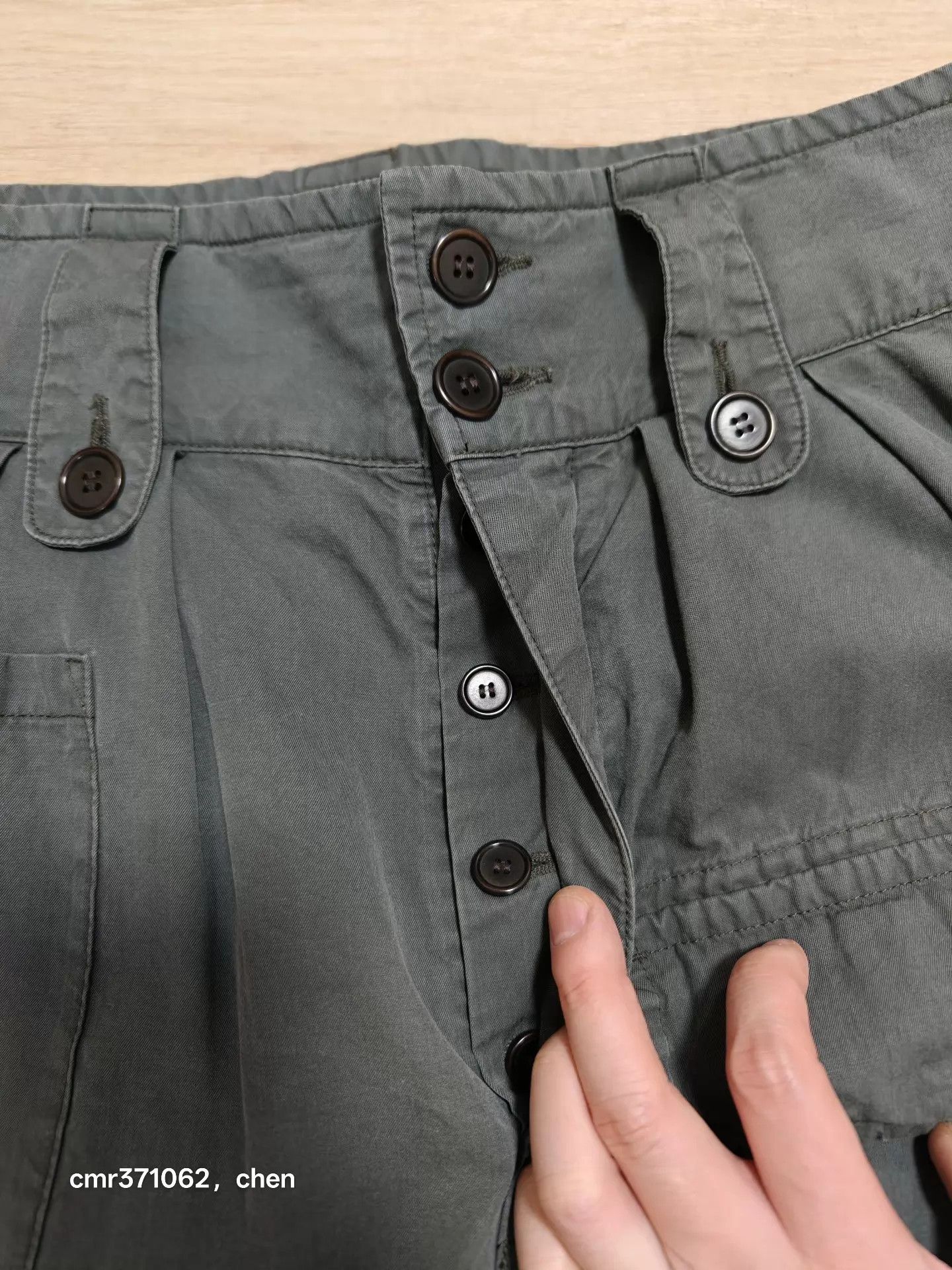 Visvim VISVIM 21SS CORONEL PANTS olive2 2 military cuffed Size US 32 / EU 48 - 3 Thumbnail