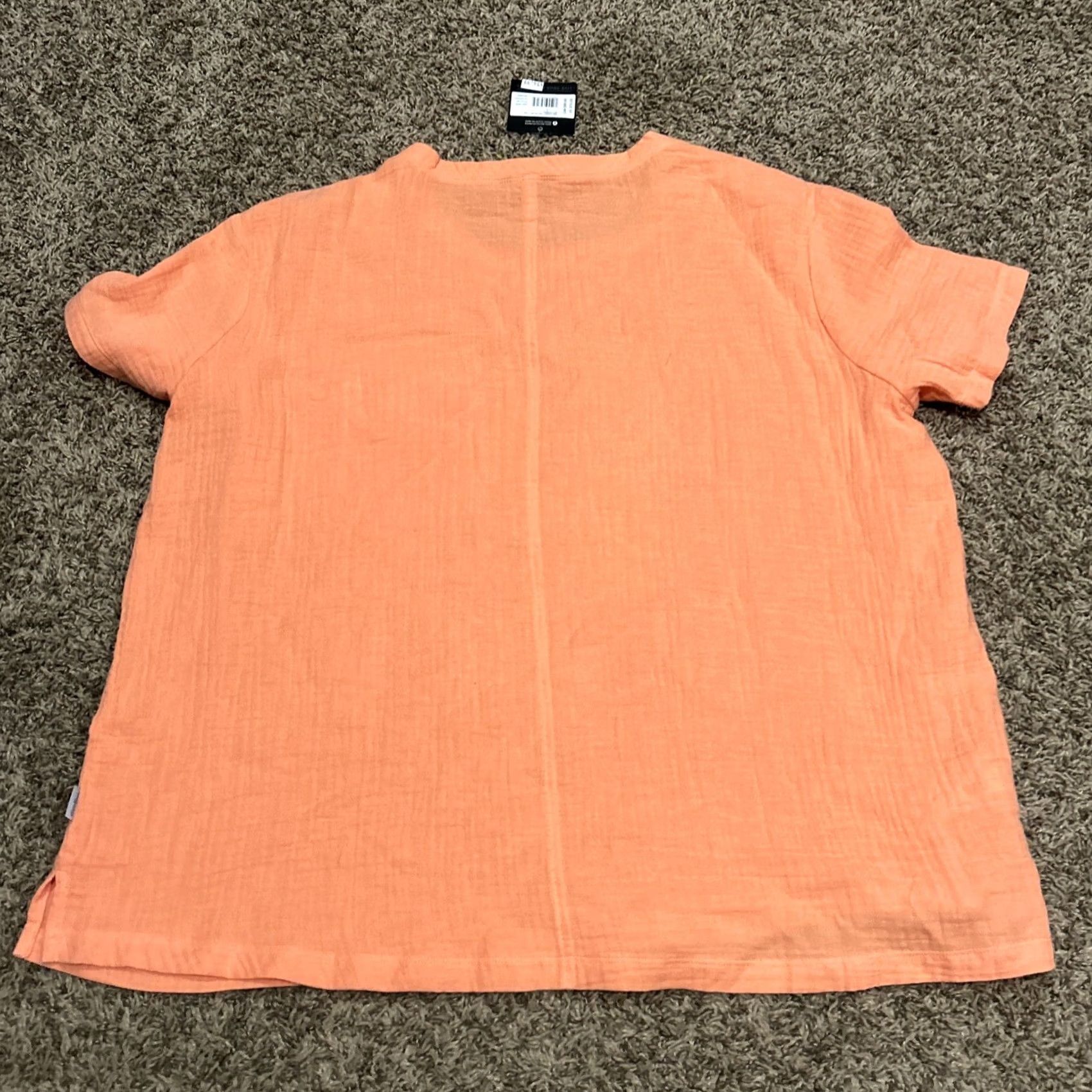 Eddie Bauer Eddie Bauer Top Womens L Orange Women Cotton Nwt Size L / US 10 / IT 46 - 3 Thumbnail