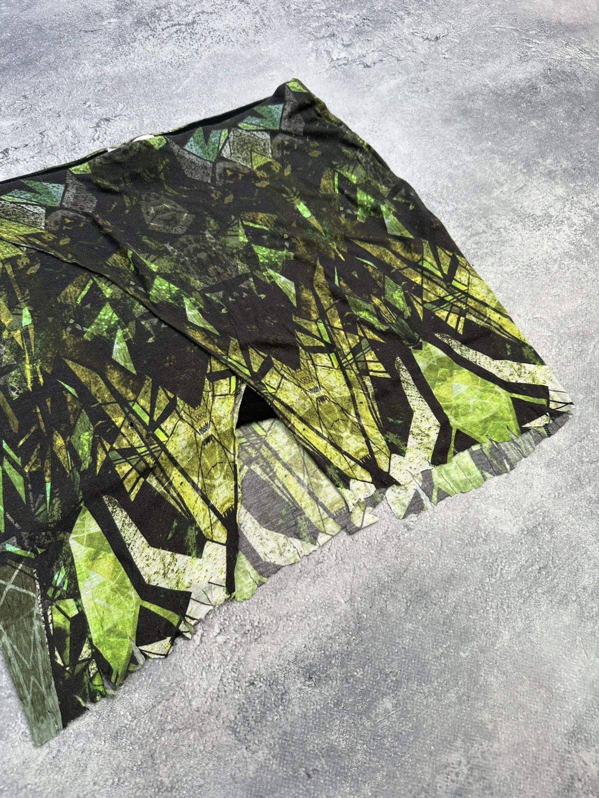 Helmut Lang Vintage Helmut Lang Rare Avant Garde Mini Skirt Prinred USA Size 32" / US 10 / IT 46 - 3 Thumbnail