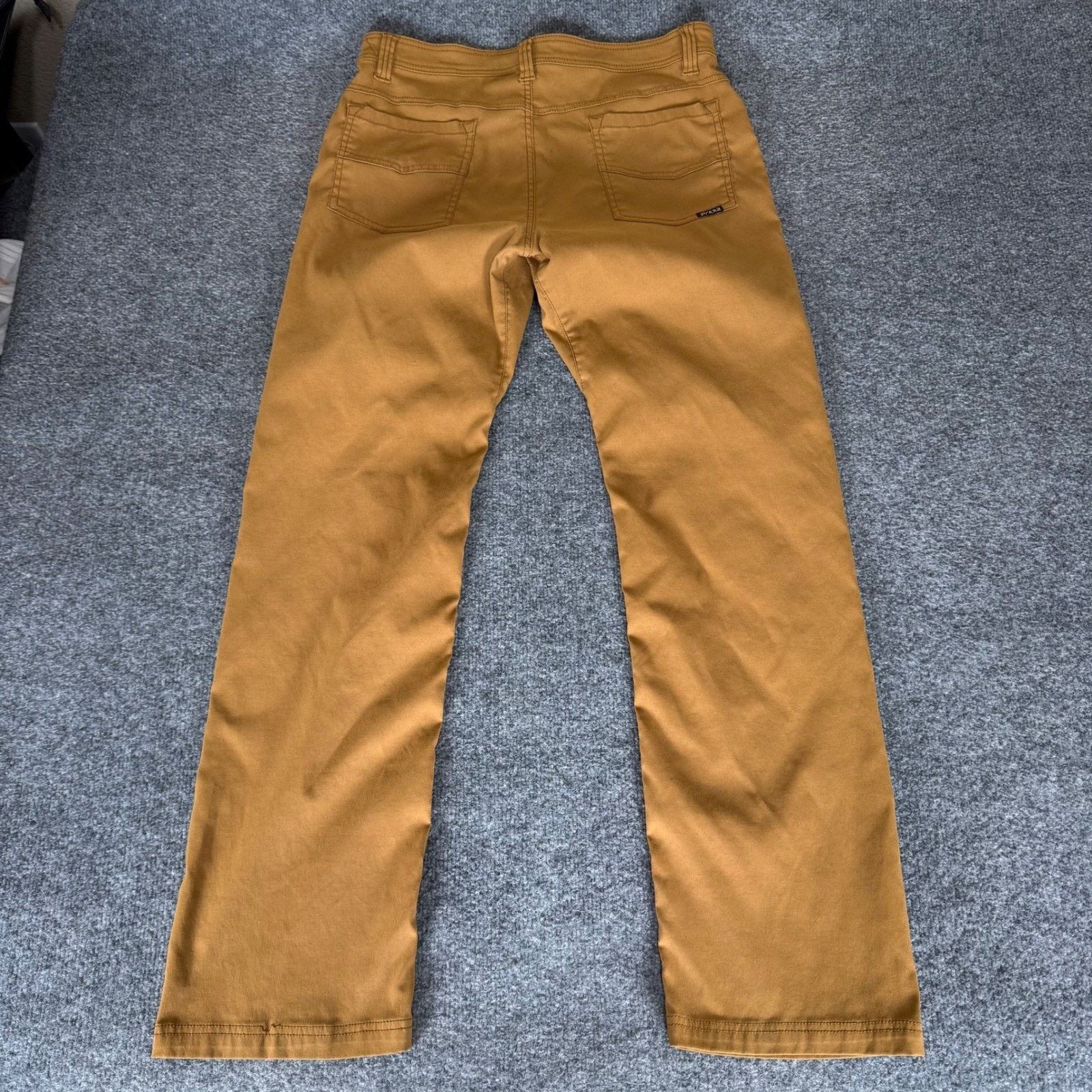 Prana prAna Brion Pant Men 32x32 (33x31) Brown Slim Casual Stretch Size US 32 / EU 48 - 4 Thumbnail