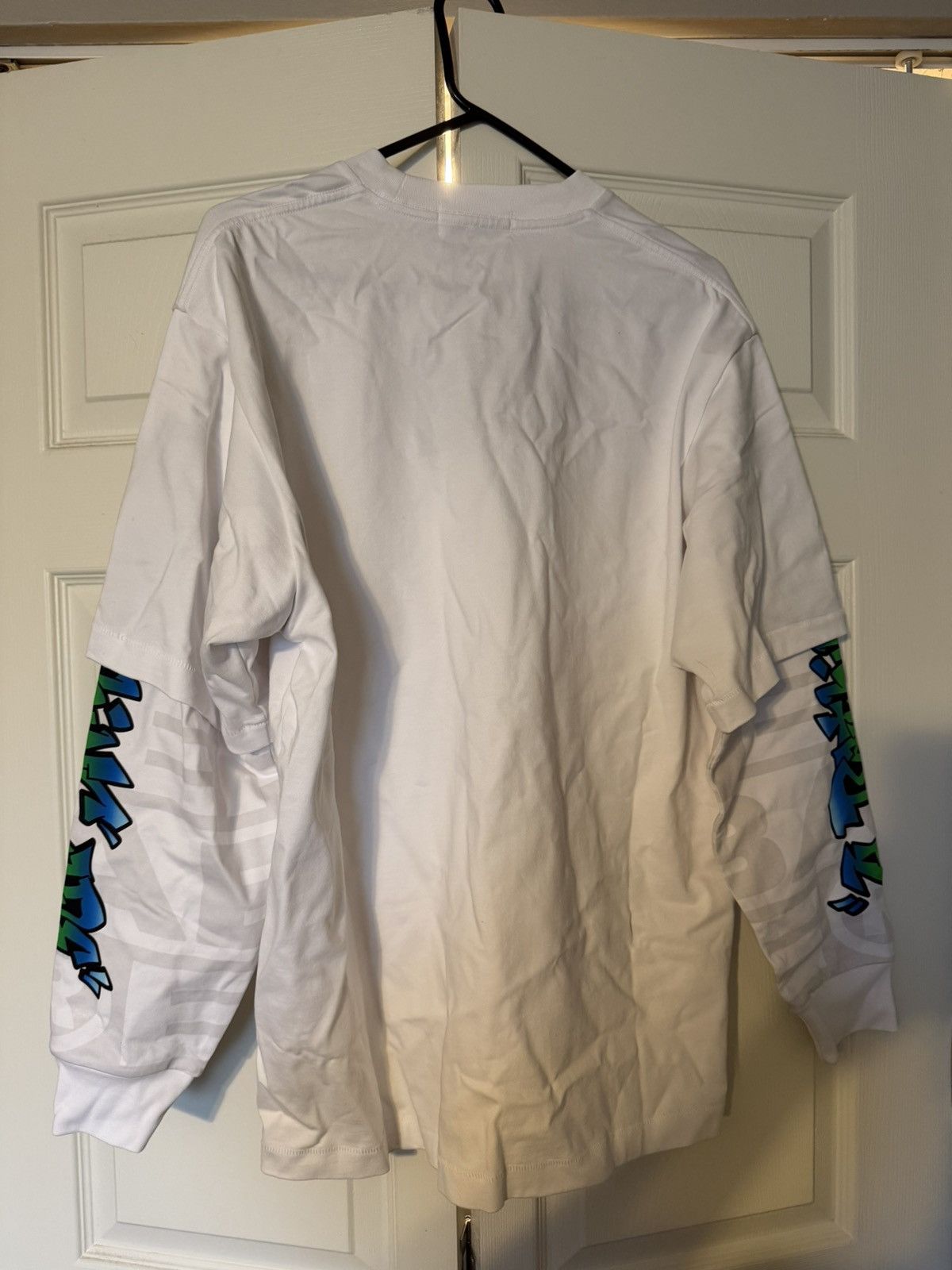 Bape BAPE Lux Sport Pattern Oversized Double Long Sleeve Tee Size US S / EU 44-46 / 1 - 2 Thumbnail