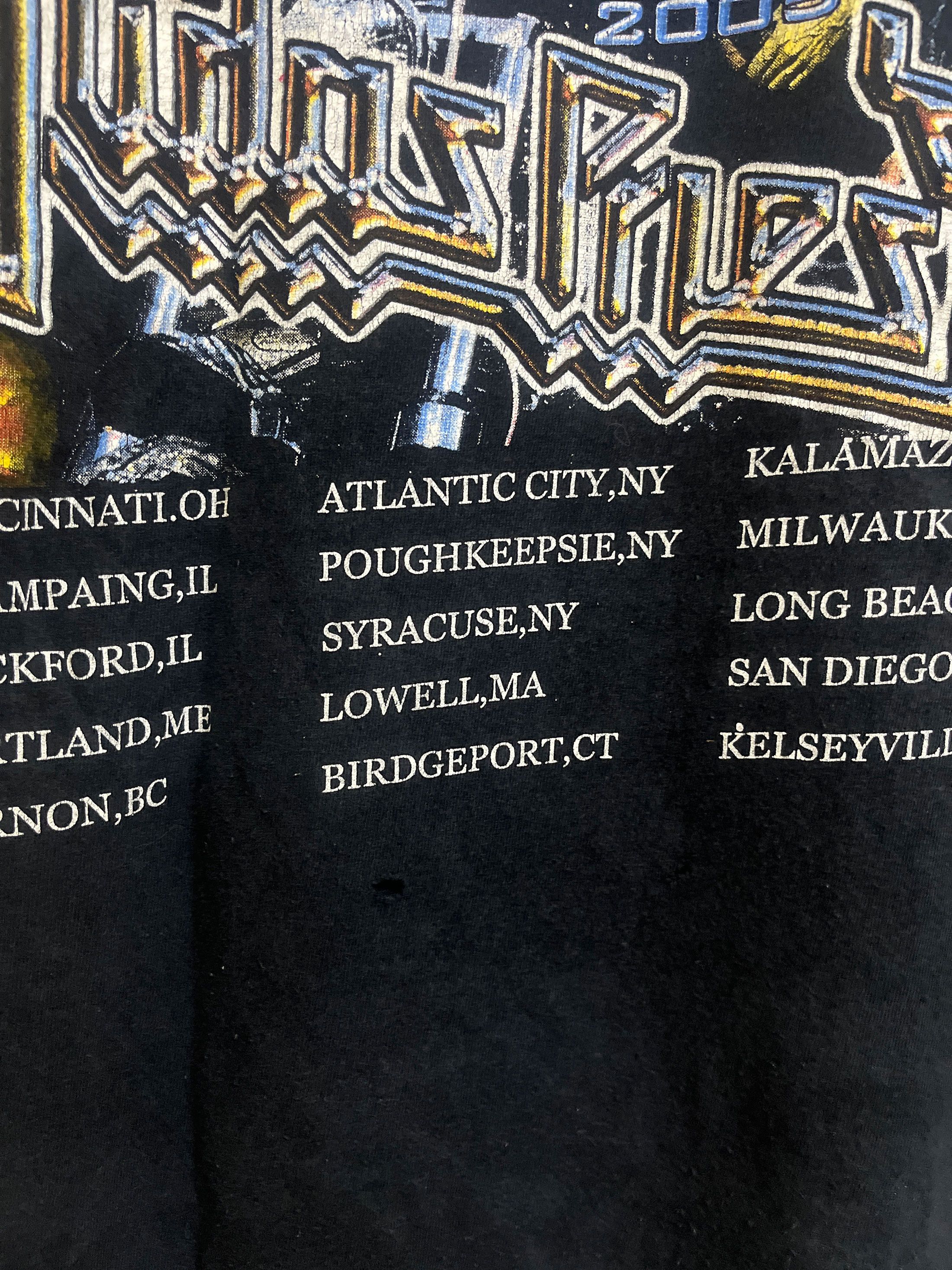 Band Tees Vintage Judast Priest Tour Promo Heavy Metal y2k 2000s Size US XL / EU 56 / 4 - 4 Thumbnail