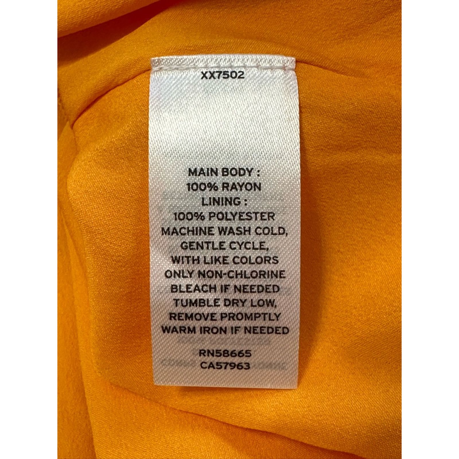 Other BP Orange Floral Midi Sundress Spaghetti Strap Tie XXS NWOT Size XXS / US 00 / IT 34 - 10 Thumbnail