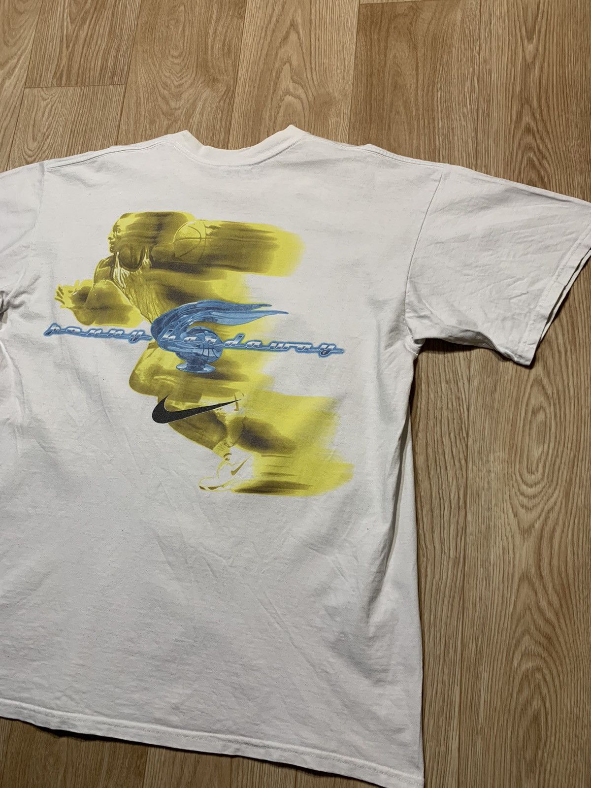 Nike Vintage 90s NBA Penny Hardaway Nike T Shirt Little Penny Size US L / EU 52-54 / 3 - 3 Thumbnail