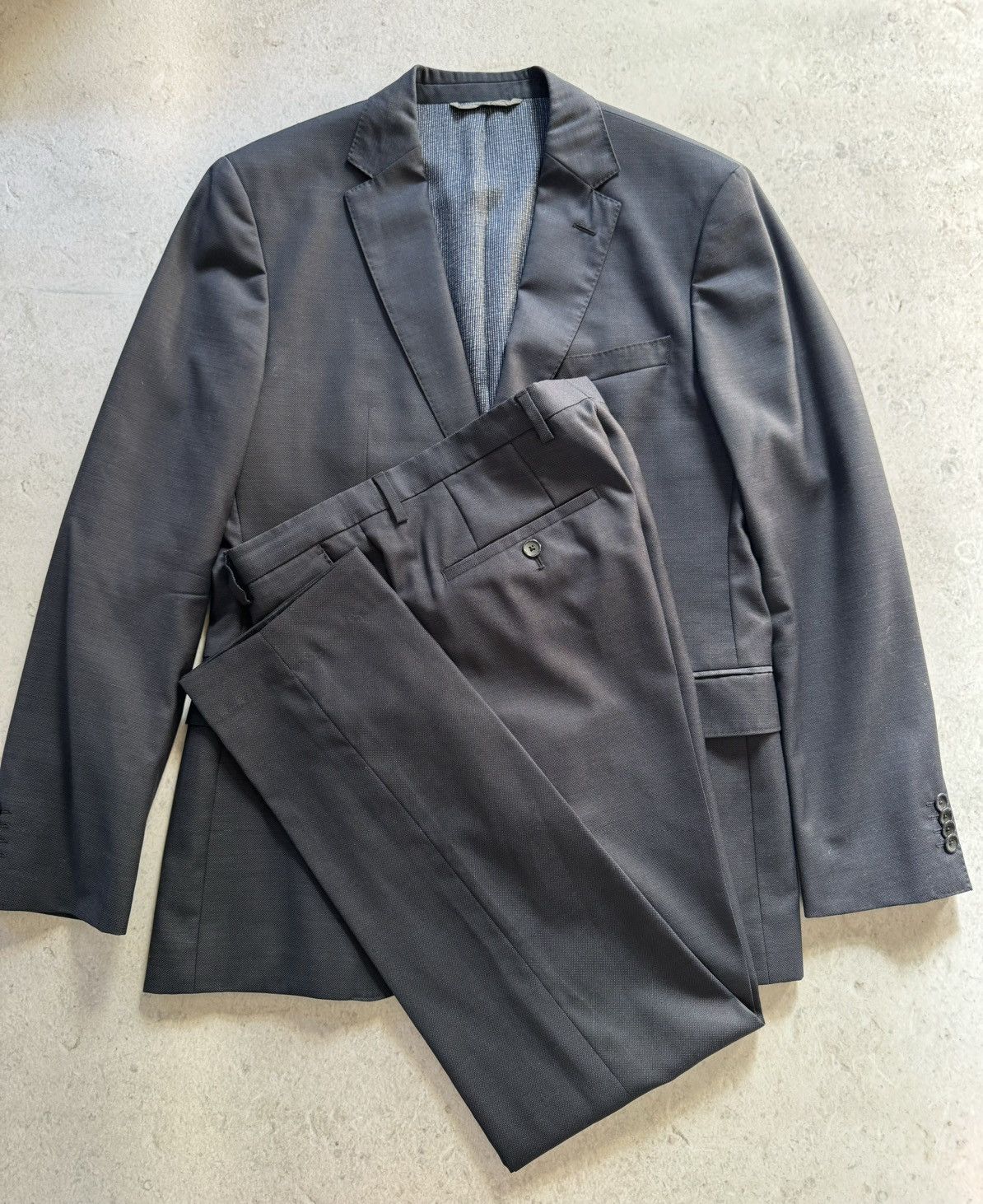 Hugo Boss Hugo Boss Guabello (super 130) - Navy Suit (36R) | Grailed