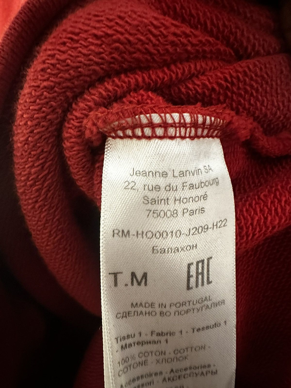 Lanvin Lanvin Curb Embroidered Hoodie Size US M / EU 48-50 / 2 - 8 Thumbnail