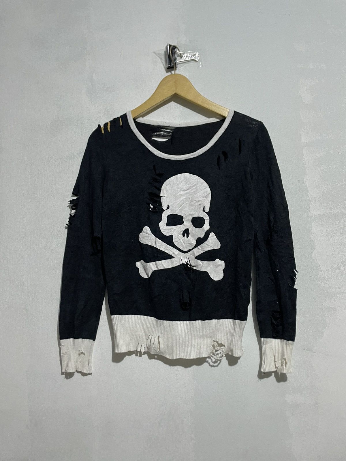 If Six Was Nine Skull Distressed Knit Punk Lgb Ifsixwasnine Style Size US S / EU 44-46 / 1 - 19 Thumbnail