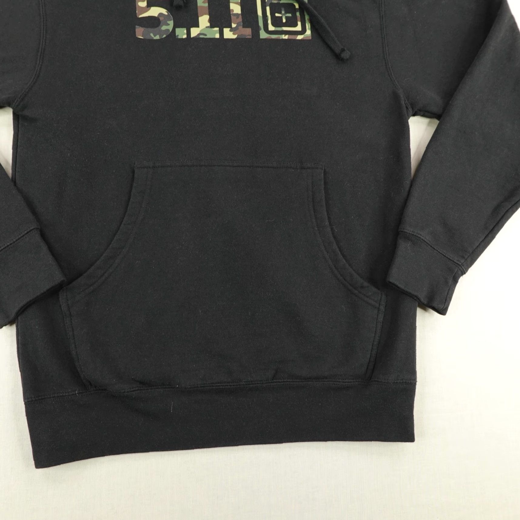 Vintage 5.11 Tactical Hoodie Mens Small Black Camo Logo Pullover Sweatshirt Sweater Size US S / EU 44-46 / 1 - 4 Thumbnail