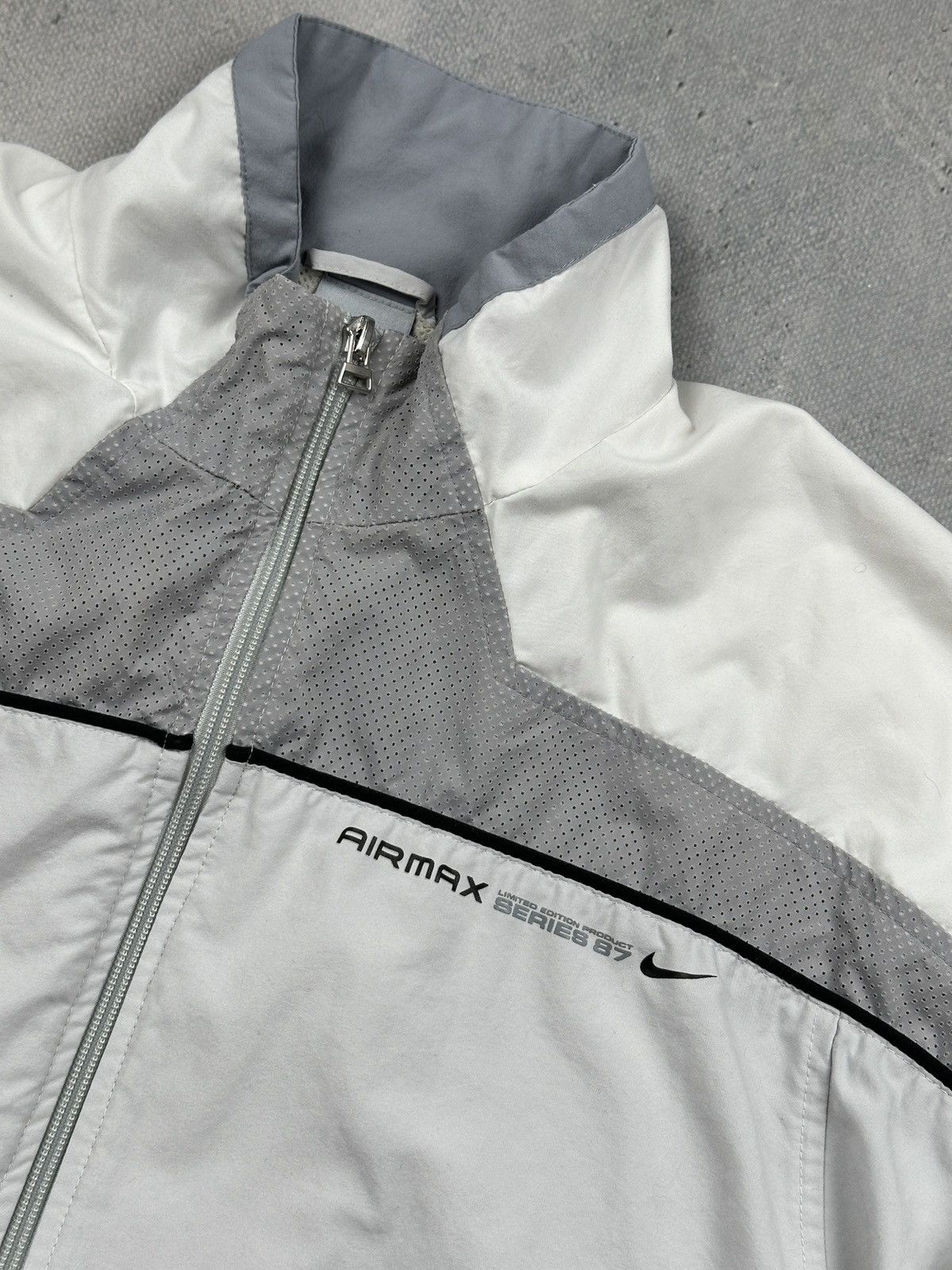 Nike Nike Air Max Series 87 Vintage Track Jacket Grey White Y2K Size US M / EU 48-50 / 2 - 8 Thumbnail
