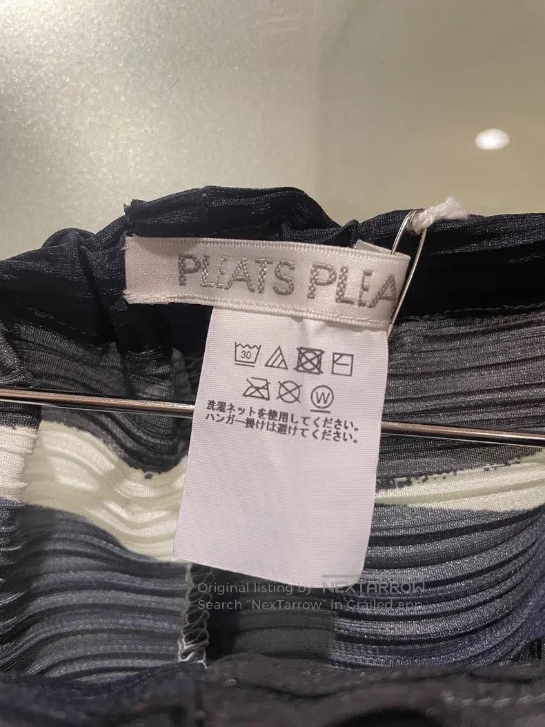 Issey Miyake Issey Miyake size:3 Blue-black Carrot Pants Size 22" - 2 Thumbnail