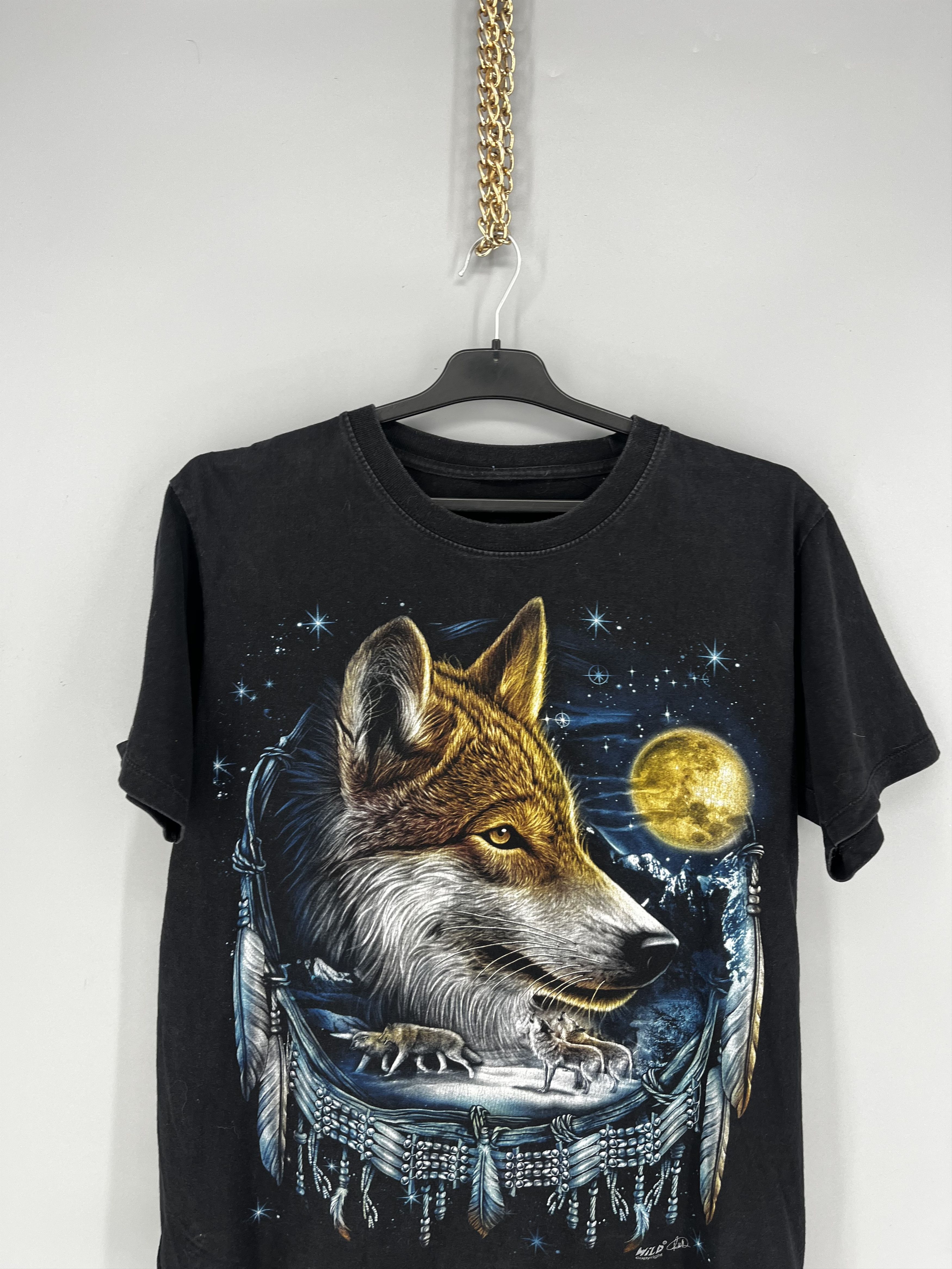 Other Double Sided Wolf Moon Tee All Over Animal Print M Size US M / EU 48-50 / 2 - 6 Thumbnail
