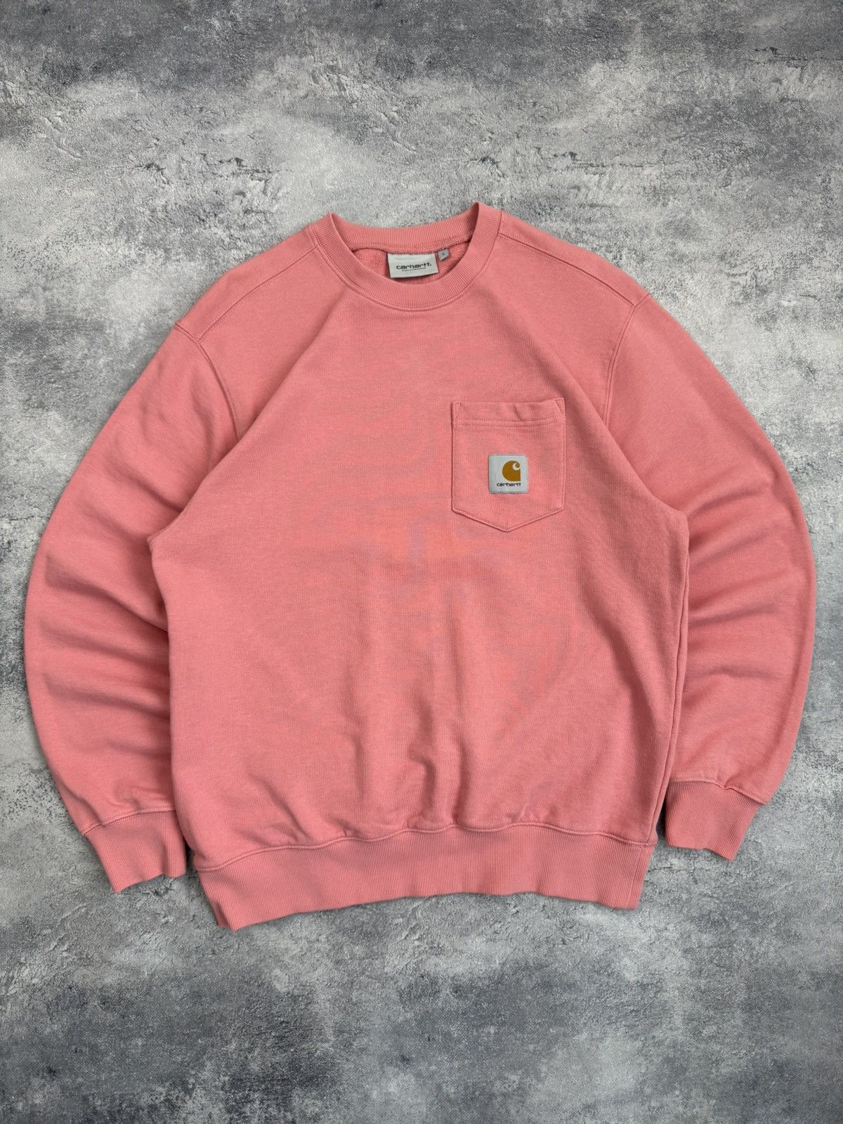 Carhartt Vintage Y2K Carhartt WIP Sweatshirt Pink Crewneck Pullover Size US S / EU 44-46 / 1 - 1 Thumbnail