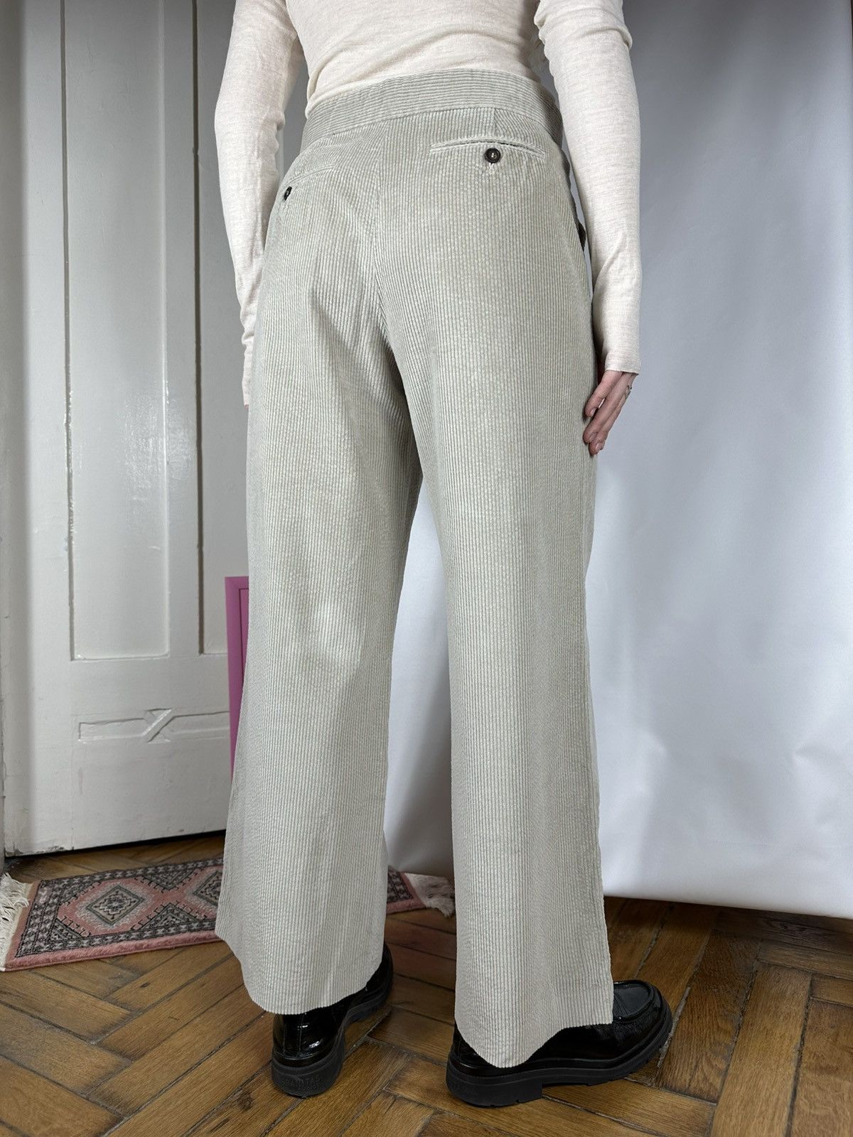 Max Mara S Max Mara Tania Corduroy Pants Size 32" / US 10 / IT 46 - 2 Thumbnail