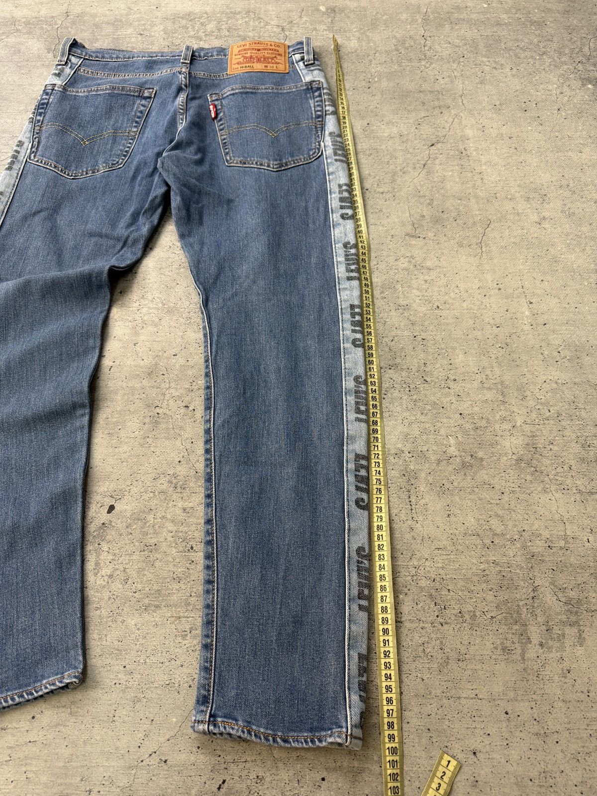 Levi's Vintage Levi’s Big E Hi Ball Light Blue Denim Jeans 30x30 Size US 30 / EU 46 - 8 Thumbnail