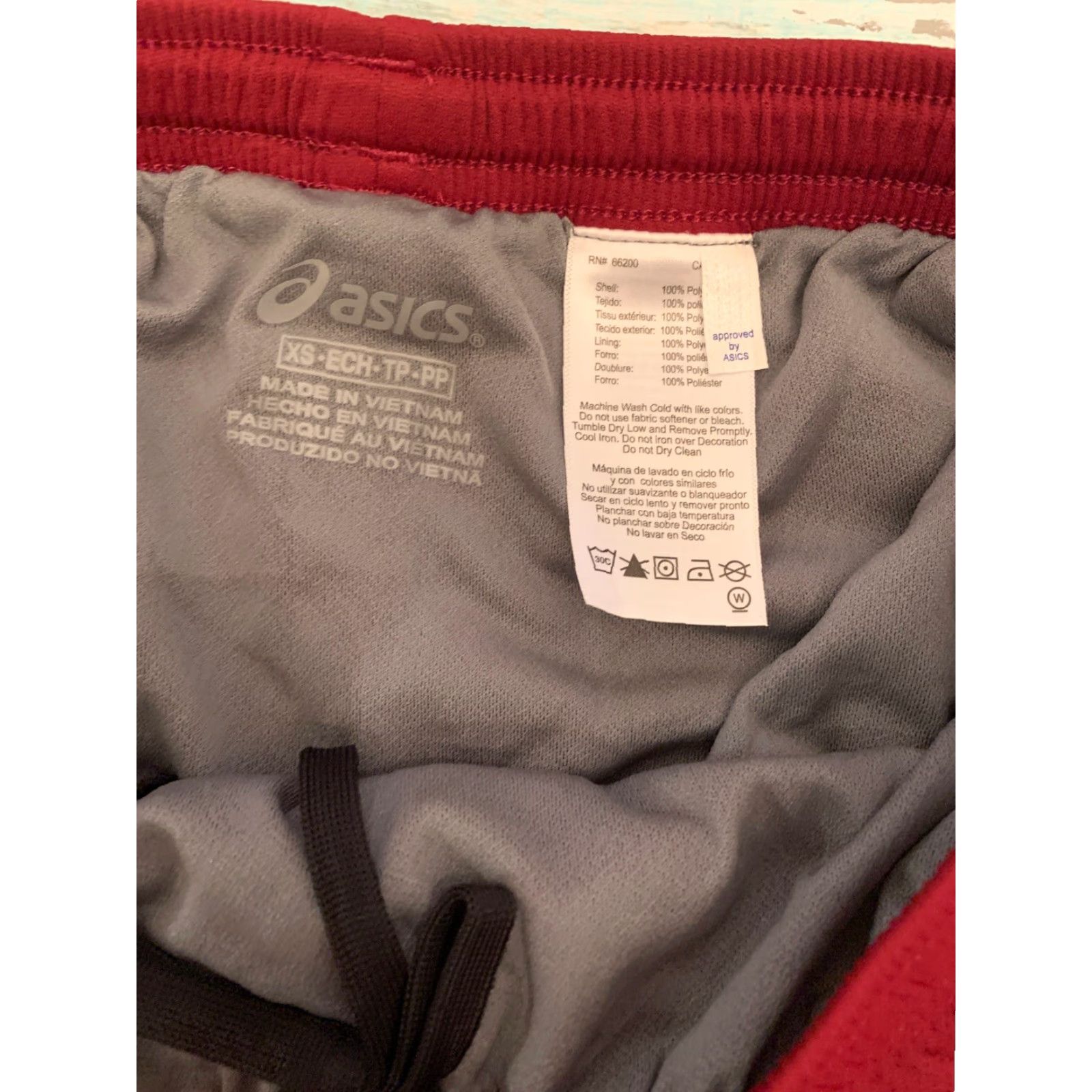 Asics VINTAGE S Asics Running Break Through Shorts Lined Women's New NWT Burgundy TF2353 Size 26" / US 2 / IT 38 - 4 Thumbnail