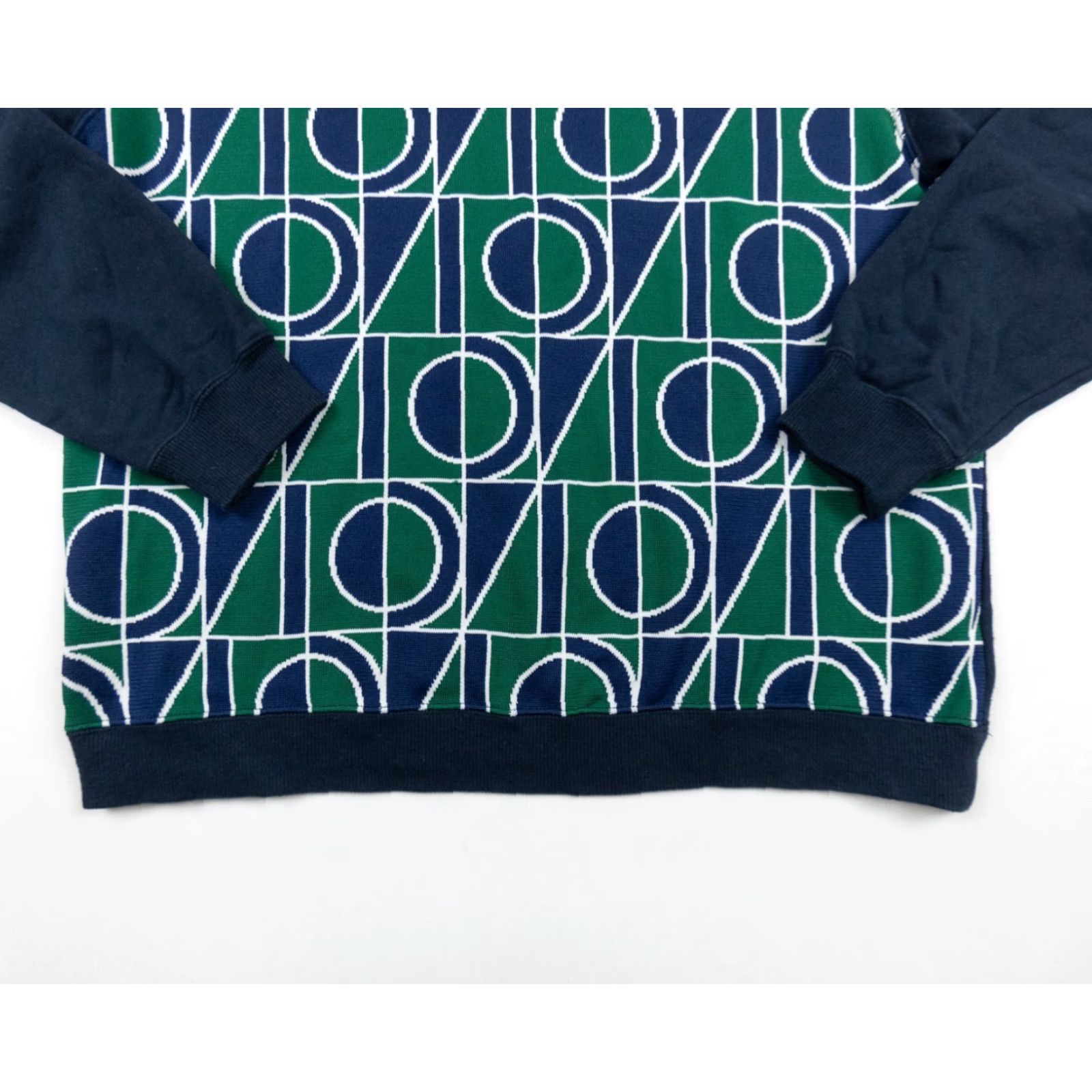 Vintage Aloye Mens Sweater XLarge Blue Knit Pullover Crewneck Cotton Japan Made Adult Size 4 Size US S / EU 44-46 / 1 - 3 Thumbnail