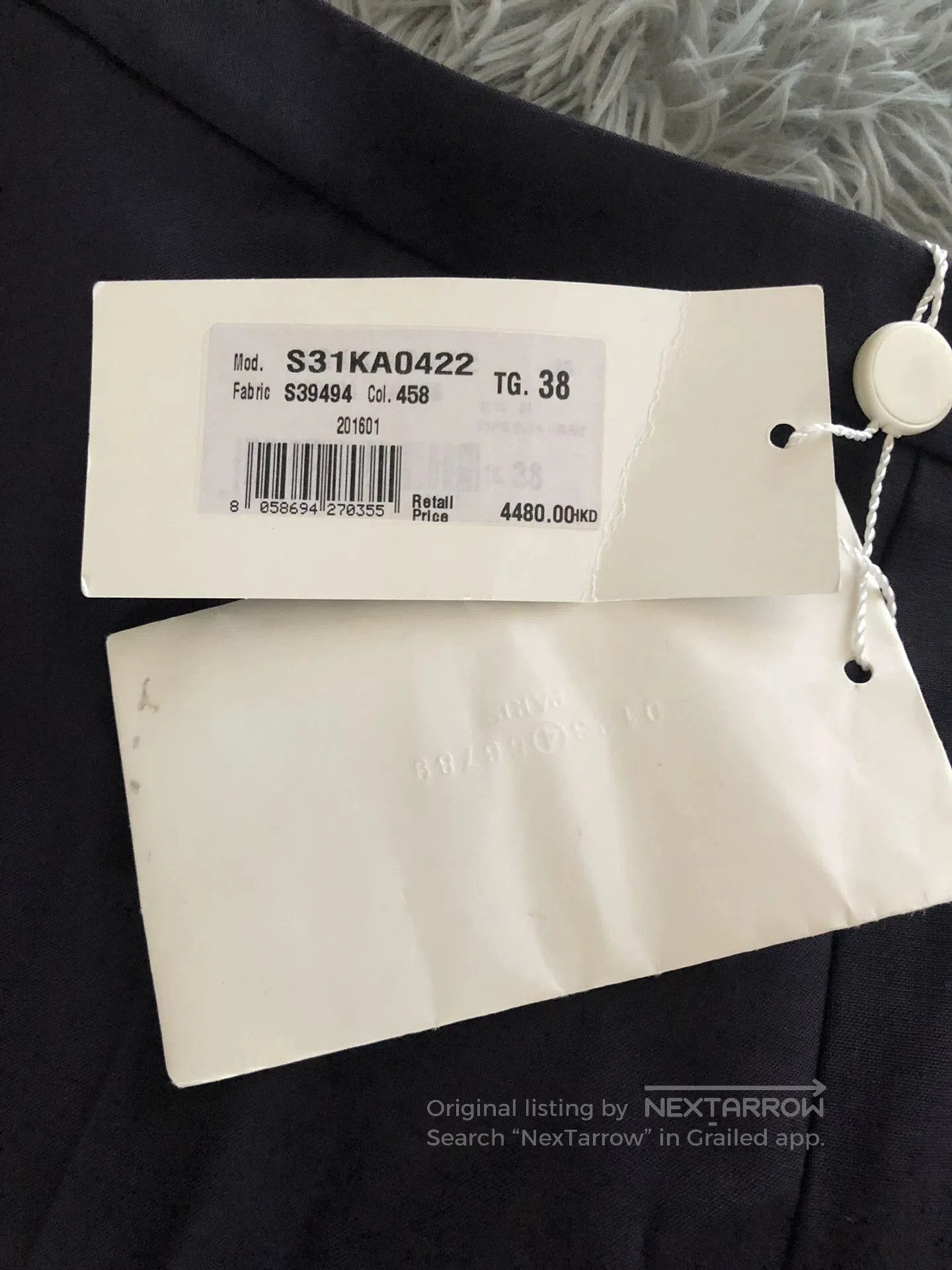 Maison Margiela Maison Margiela 16SS Wool Trousers. Size 37" - 2 Thumbnail