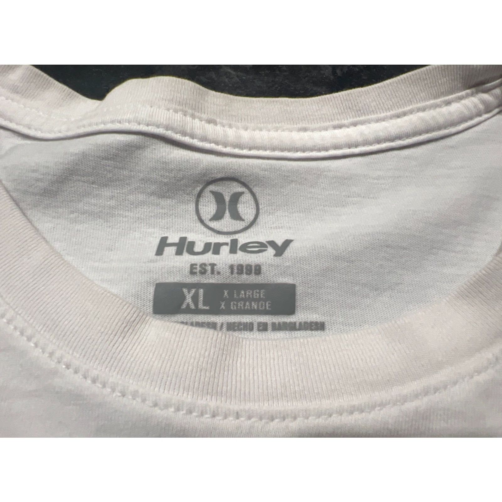 Hurley Hurley T-Shirt Logo Graphic Crew Neck Short Sleeve Men XL White Cotton - Beach Classic Colorful 2000s Size US XL / EU 56 / 4 - 4 Thumbnail