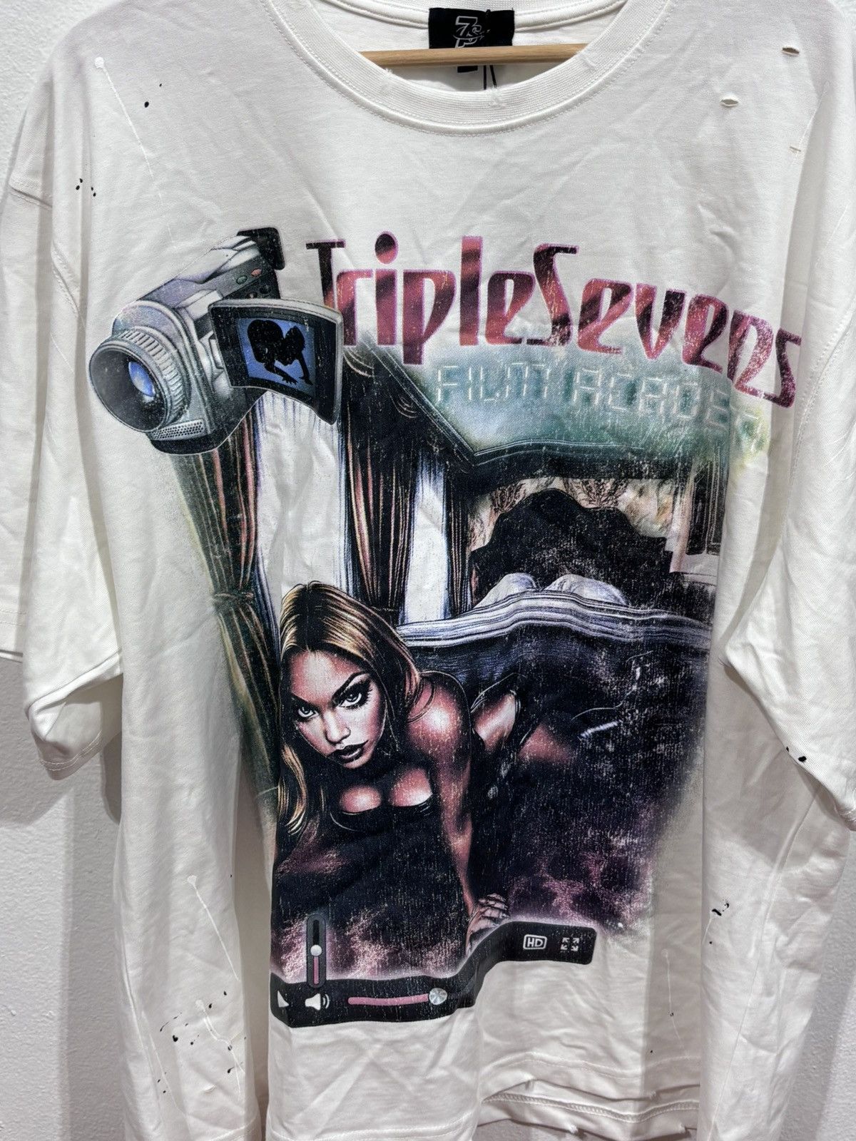 TRIPLE SEVENS Triple Sevens Filmstar White Tee Size US XL / EU 56 / 4 - 2 Thumbnail